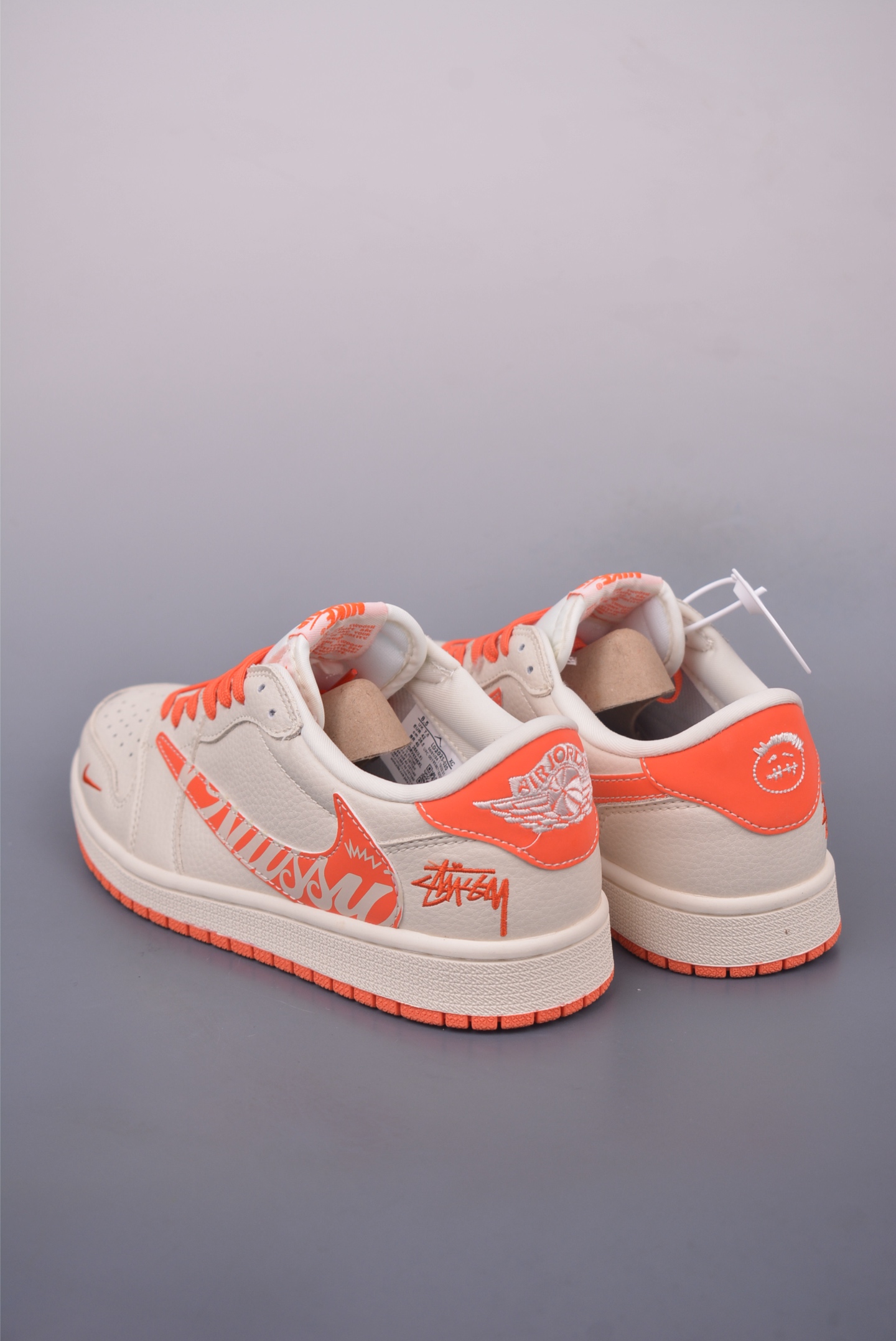 280 Fragment x Travis Scott x 斯图西 Air Jordan 1 Low 三方联名倒钩 LD202-020