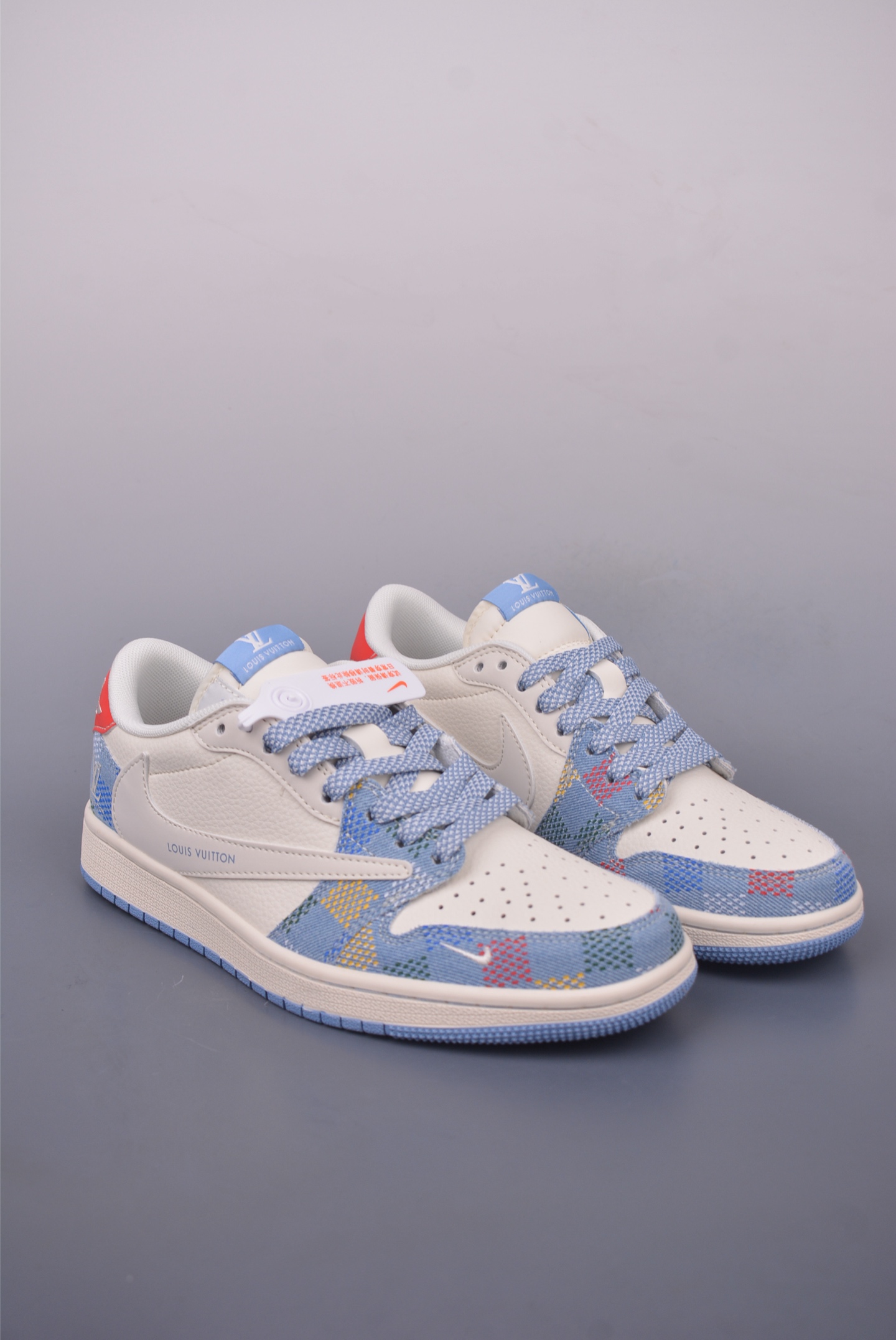 280 Fragment x Travis Scott x LV Air Jordan 1 Low 三方联名倒钩 FC1688-232