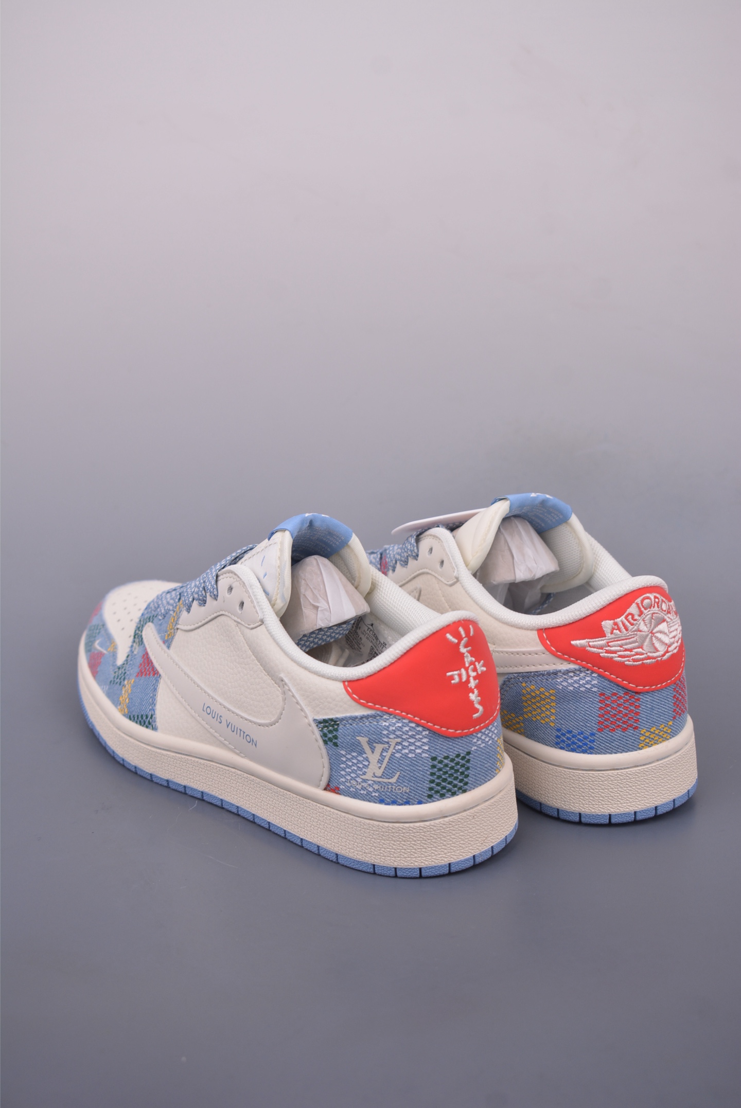 280 Fragment x Travis Scott x LV Air Jordan 1 Low 三方联名倒钩 FC1688-232