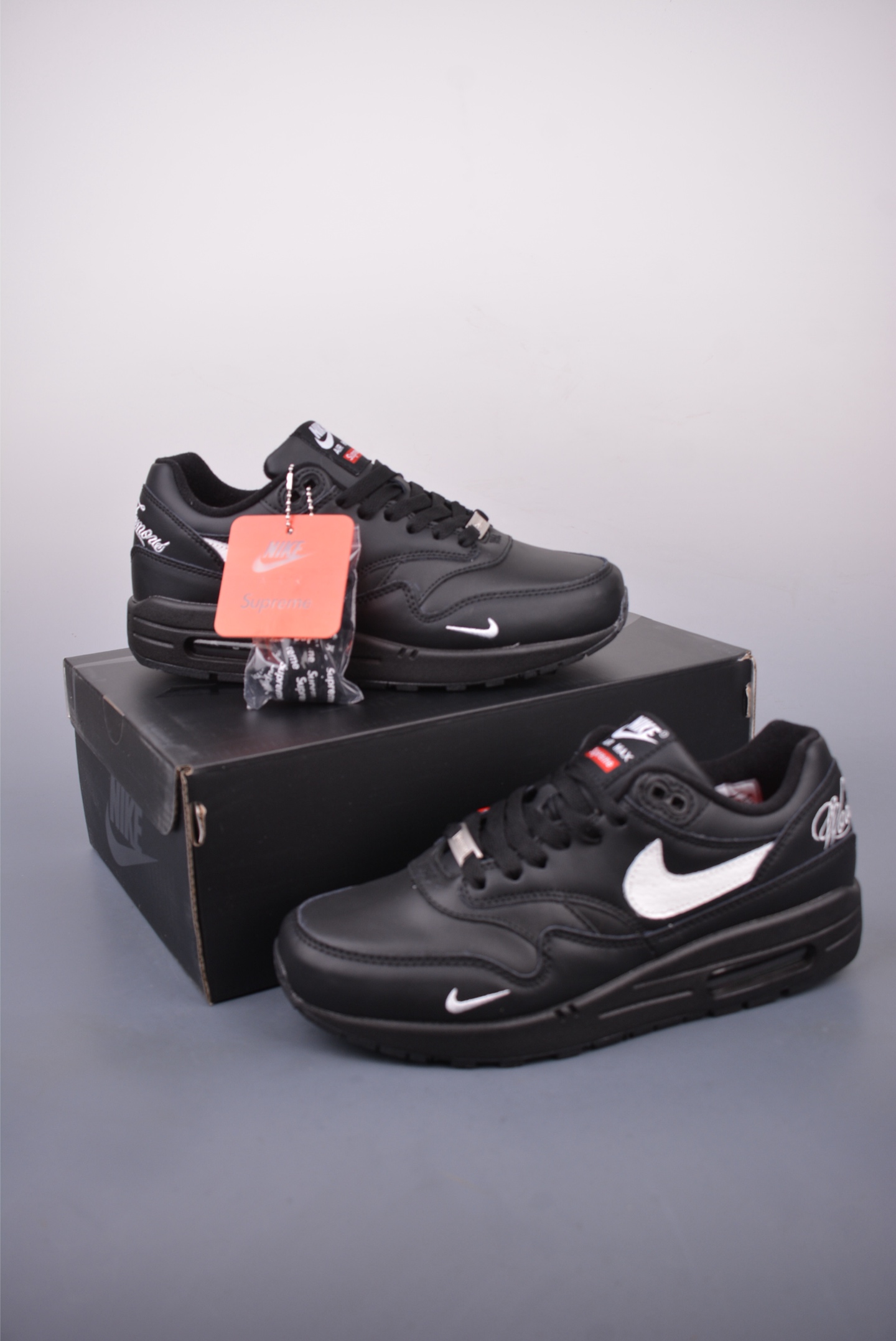 200 Nike Air Max 1 复刻拼接 纯原版本 复古休闲跑步鞋 HF8813-001