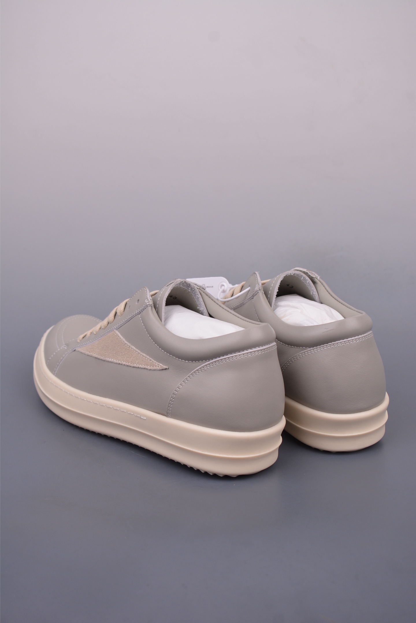 500 RO欧文斯Rickowens 主线 广东顶级版本 经典西瓜头款式“RO低帮进口原料牛皮 RU01C4897