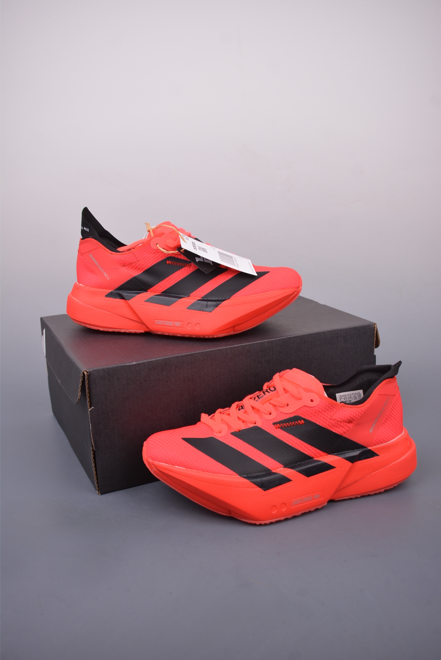 190 Adidas Adizero Pro Evo 4 M 全掌碳板 阿迪超轻透气缓震跑鞋 JR6368