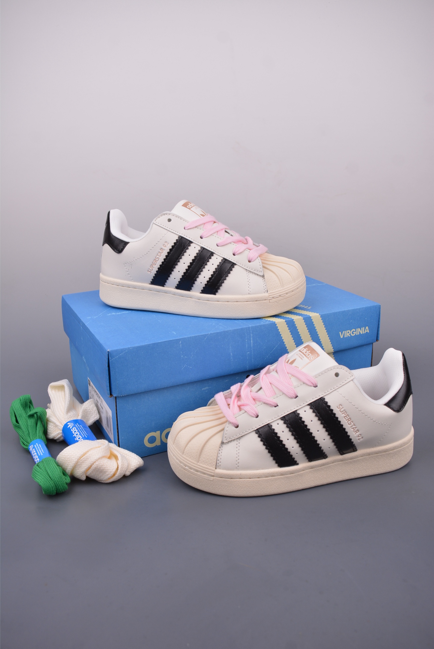 170 Pharrell x Adidas Superstar 92 菲董 x阿迪达斯联名款 休闲面包板鞋 JI4268