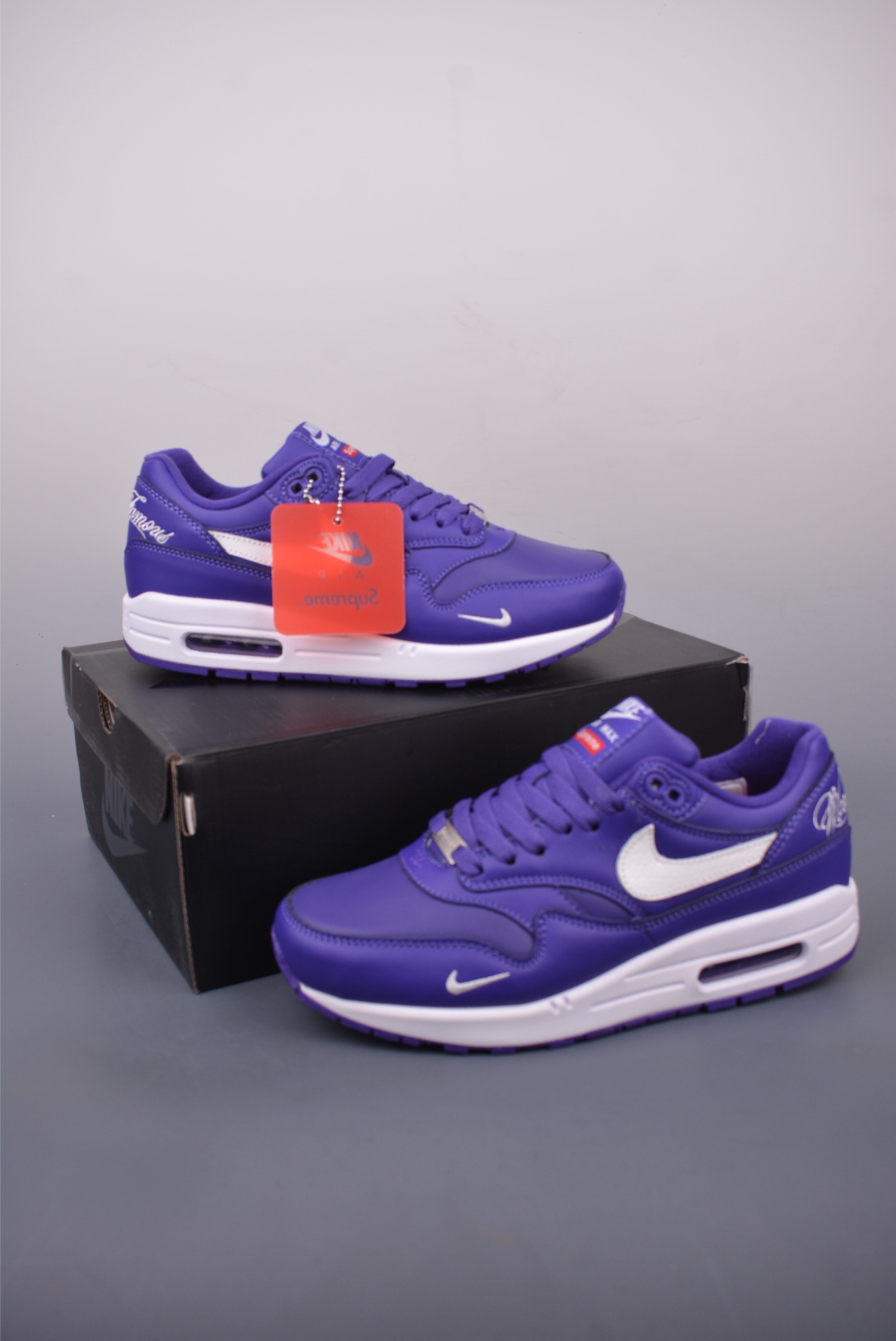 Nike Air Max 1 复刻拼接 纯原版本 复古休闲跑步鞋 HF8813-500