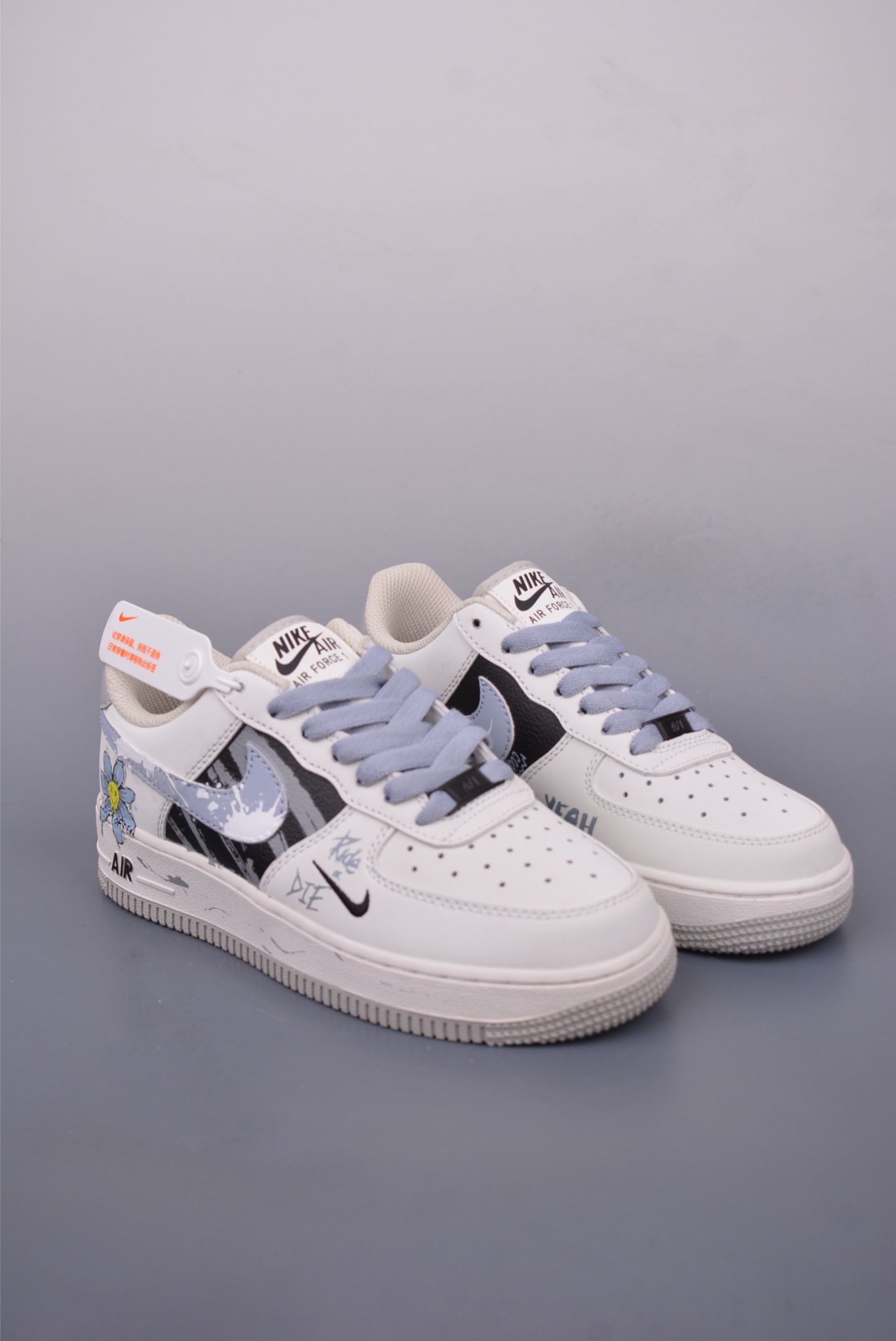 260 Nike Air Force 1 Low 涂鸦小蓝花 FB1893-888