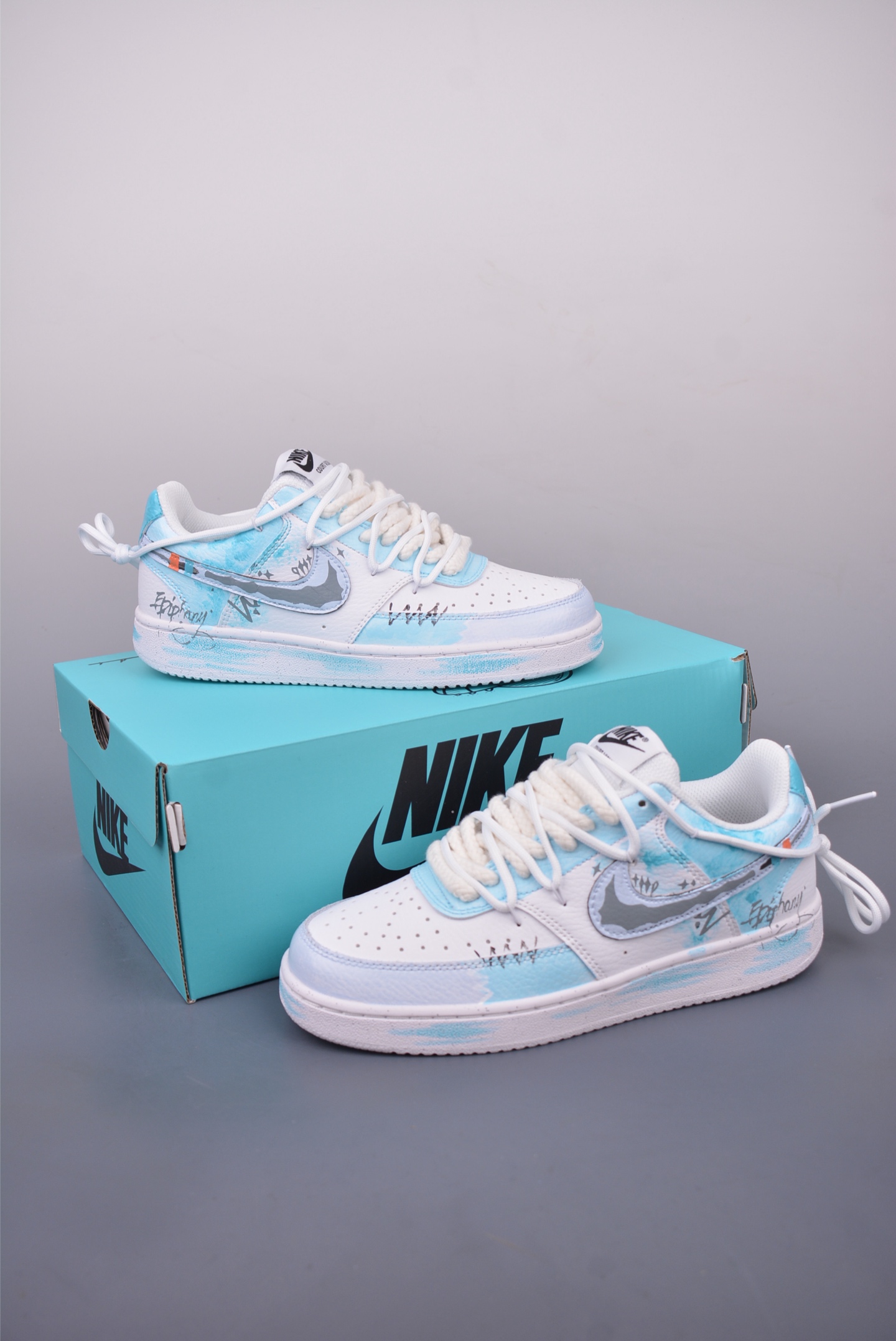 260 Nike Court Vision Low 手绘涂鸦 解构绑带 百搭透气休闲运动板鞋 DH2987-218