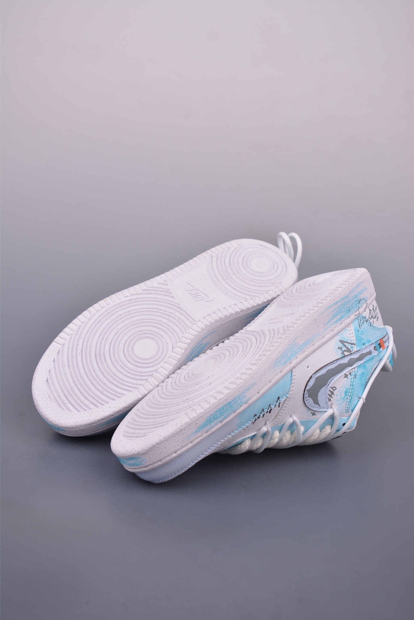 260 Nike Court Vision Low 手绘涂鸦 解构绑带 百搭透气休闲运动板鞋 DH2987-218