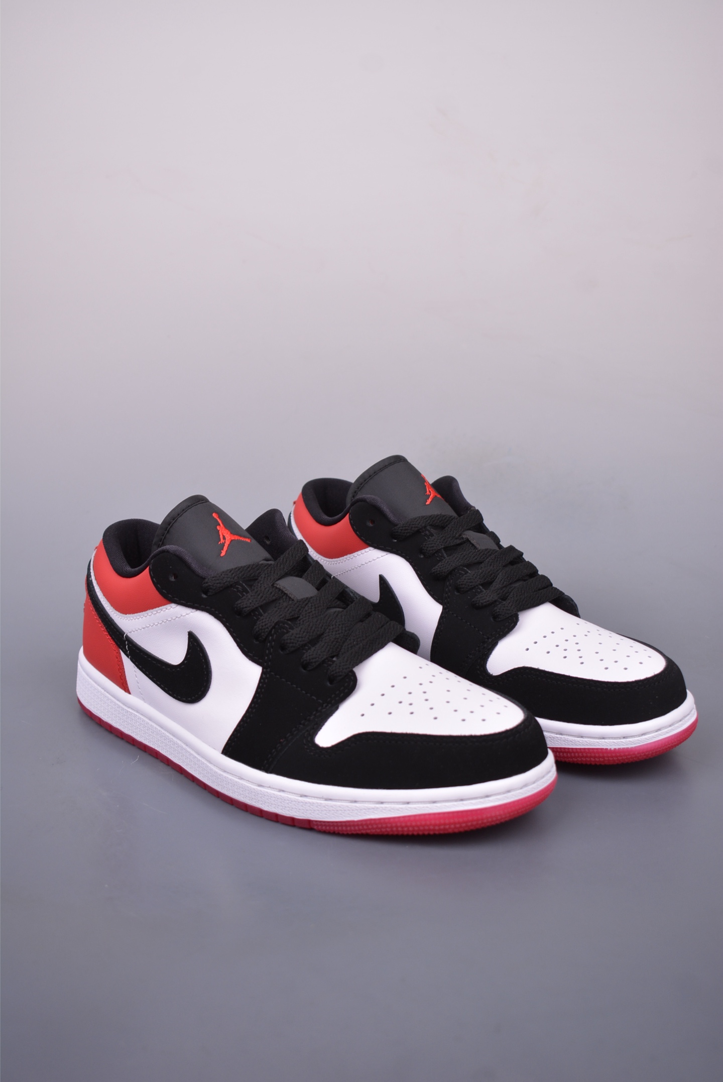 240 原装裸鞋级 市面最高工艺产物 Air Jordan 1 Low黑红 IB8971-106