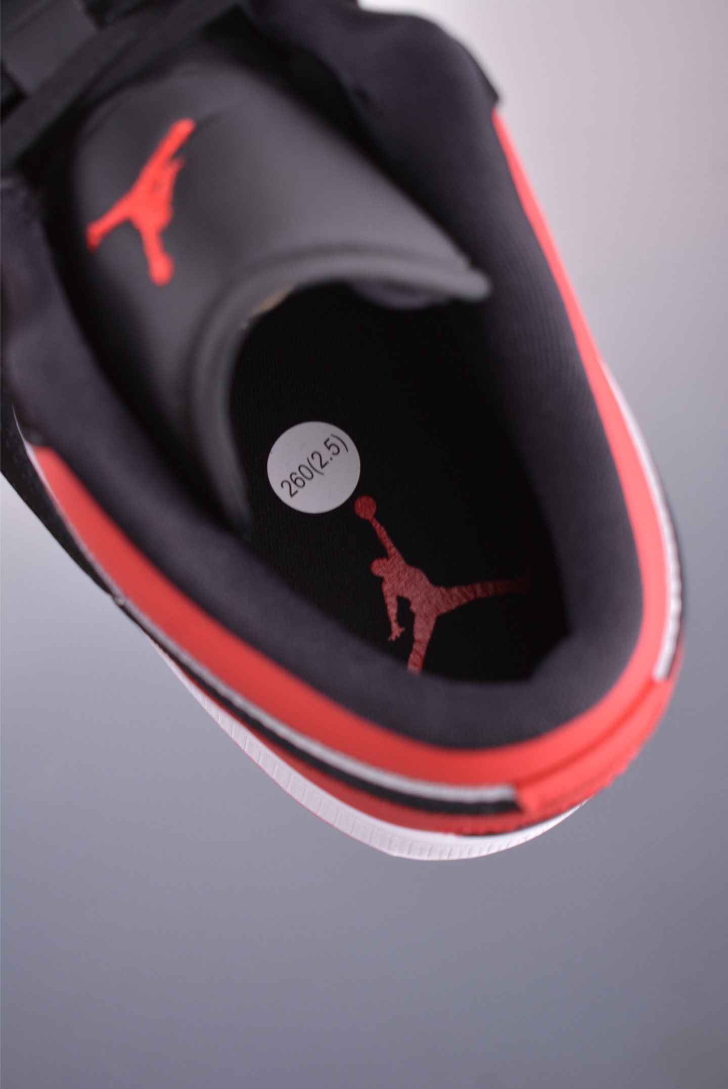 240 原装裸鞋级 市面最高工艺产物 Air Jordan 1 Low黑红 IB8971-106