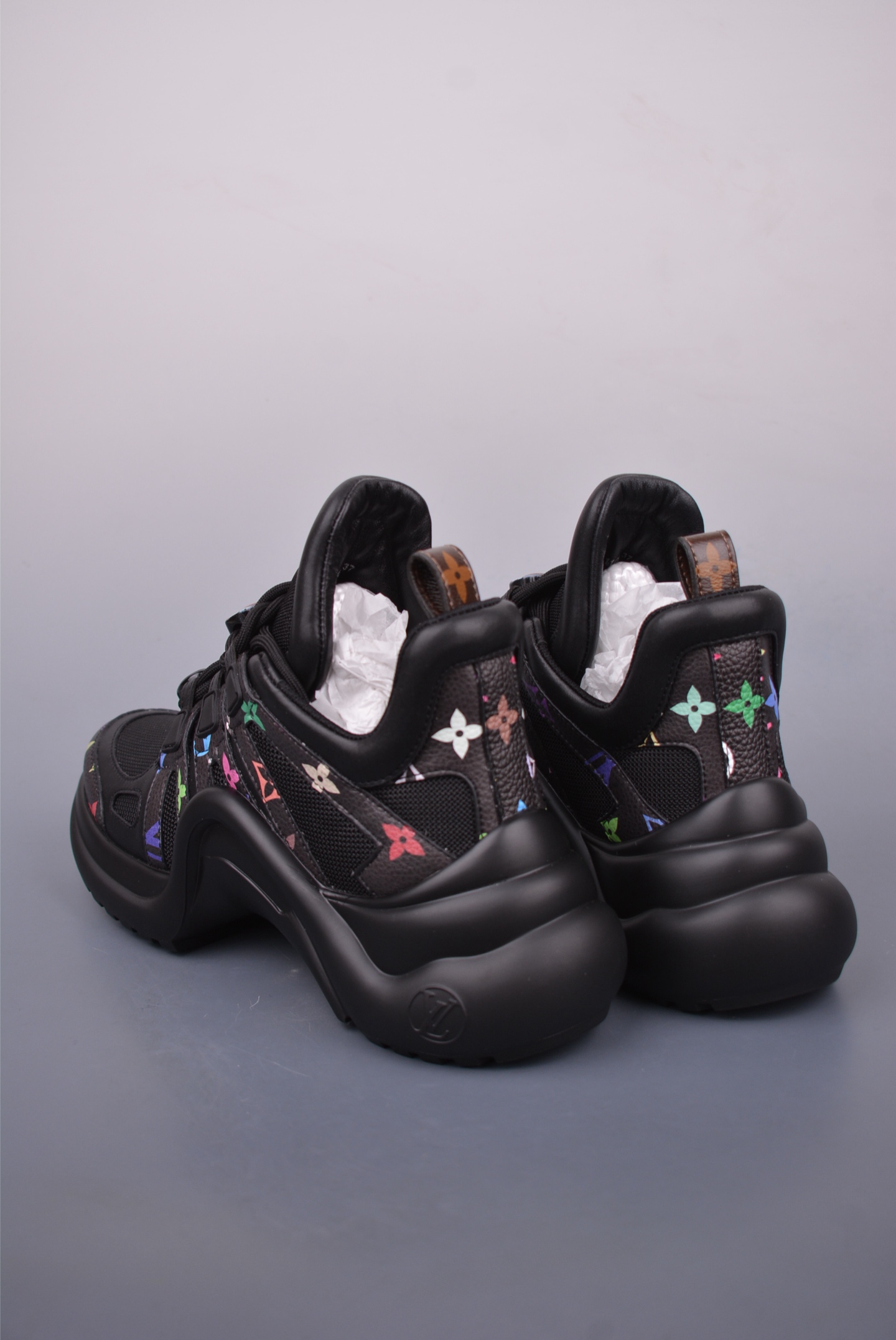 450 高奢品牌-路易威登Louis Vuitton Archlight Sneakers LV 真皮拼色减震网面 运动弓型舞蹈复古老爹运动鞋 51BCOL