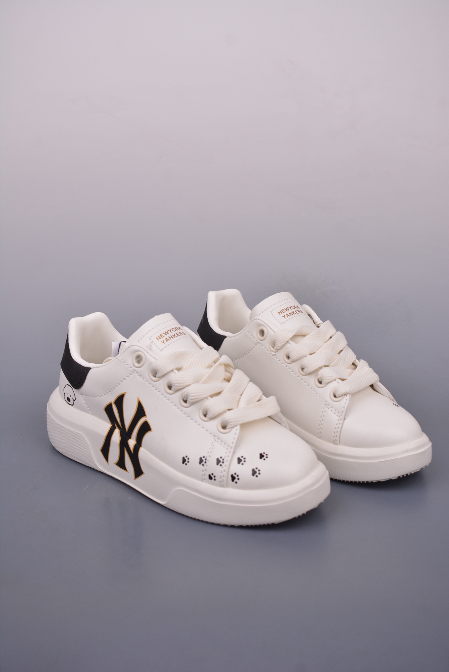 MLB NY Yankees Printed Platform Sneakers Comfortable Height Increasing Shoes