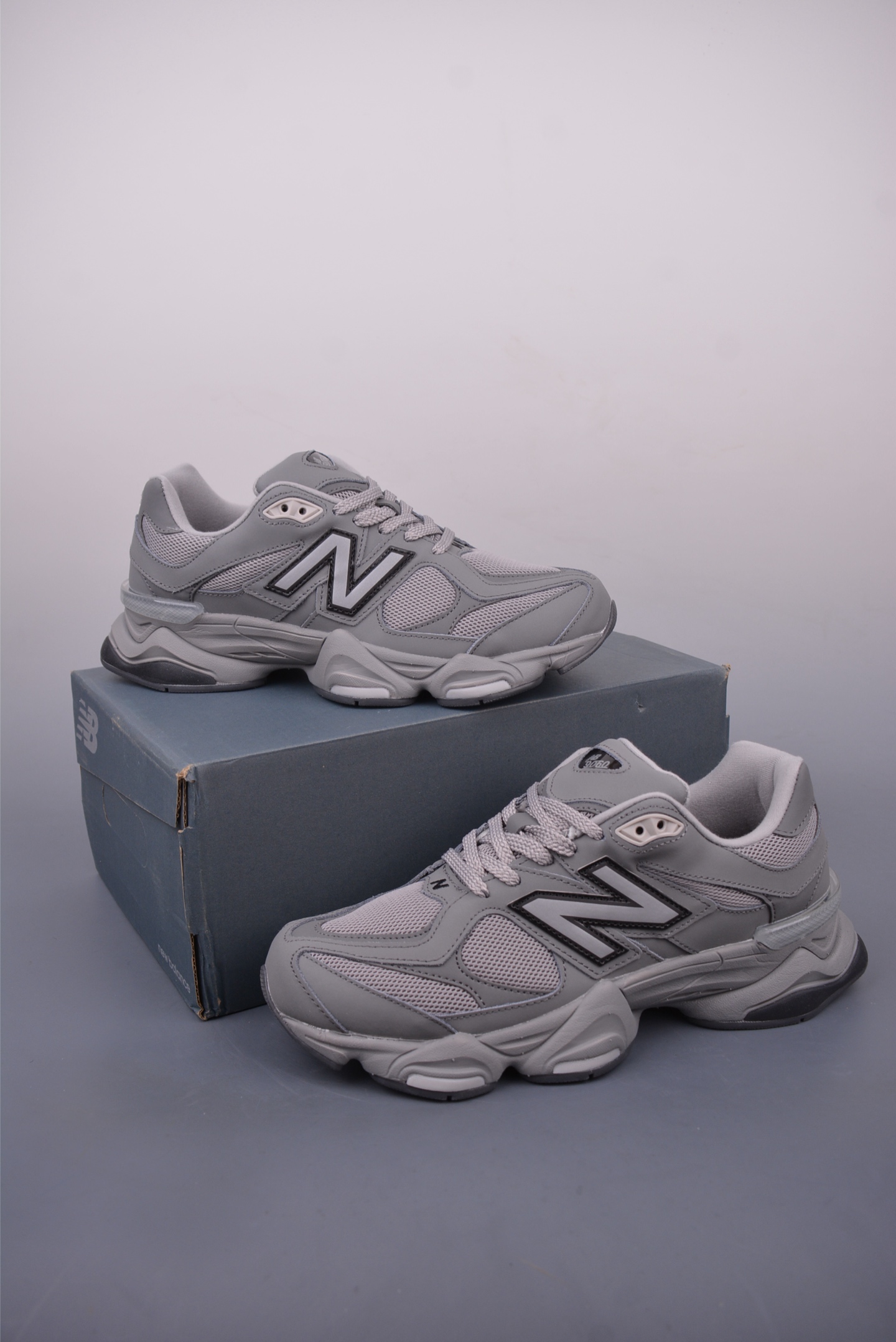 New Balance 9060 Gray Running Shoes - Retro Style, Abzorb Cushioning 5 i1746750125074 217 0 4