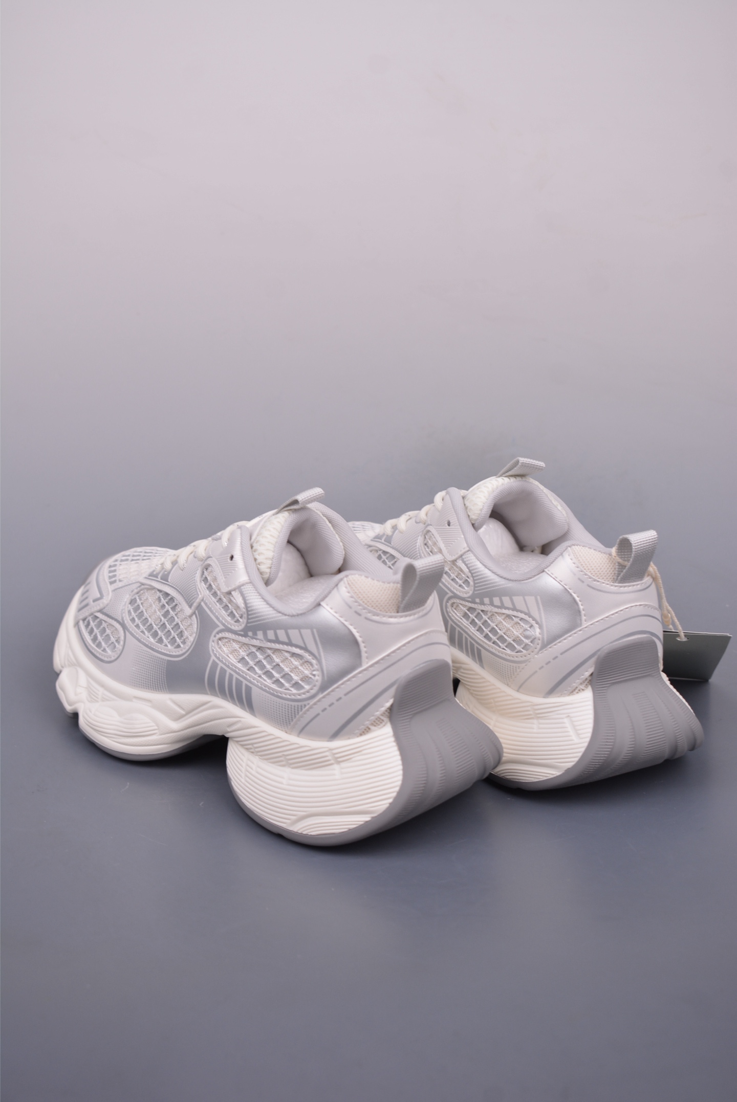 [GGCC Series]GGCCChunkyLow lace pearlThick sole height-increasing sports da