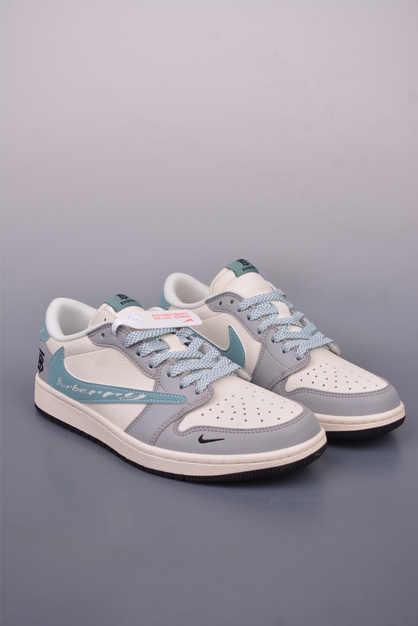 260 Fragment x Travis Scott x 巴黎世家 Air Jordan 1 Low 三方联名倒钩 XF8698-072