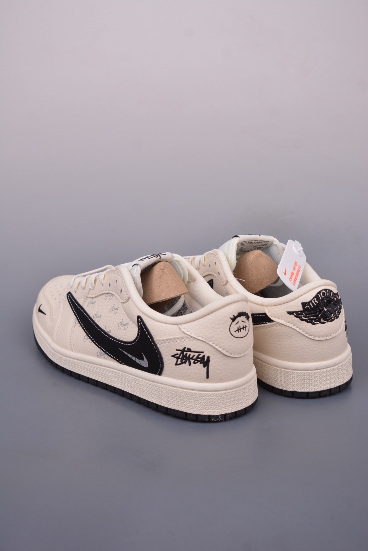 280 Fragment x Travis Scott x 斯图西 Air Jordan 1 Low 三方联名倒钩 XS2024-043