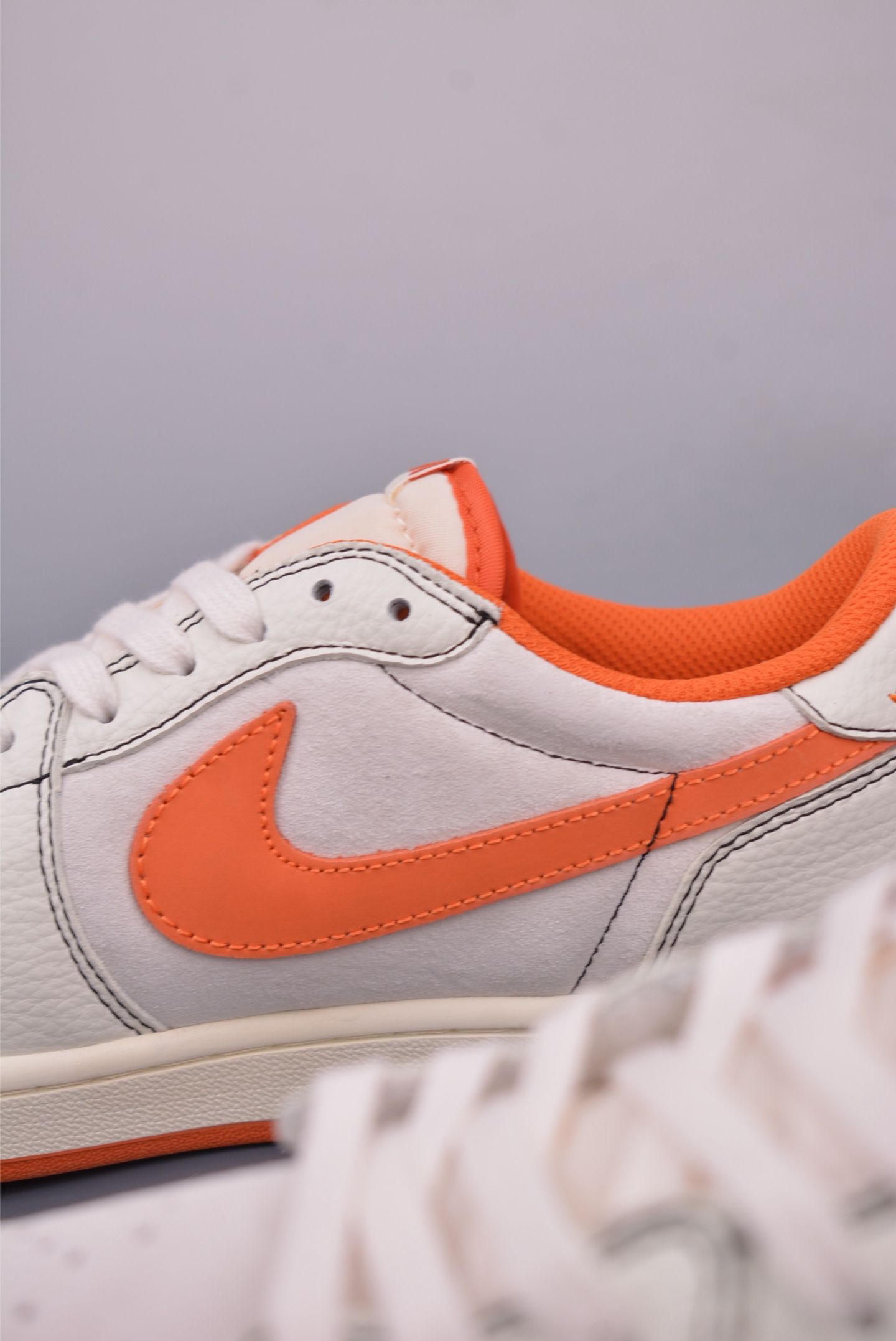 Fendi Air Jordan 1 Low Sneakers Orange and White Designer Shoes 8 i1746751145262 7471 0 7