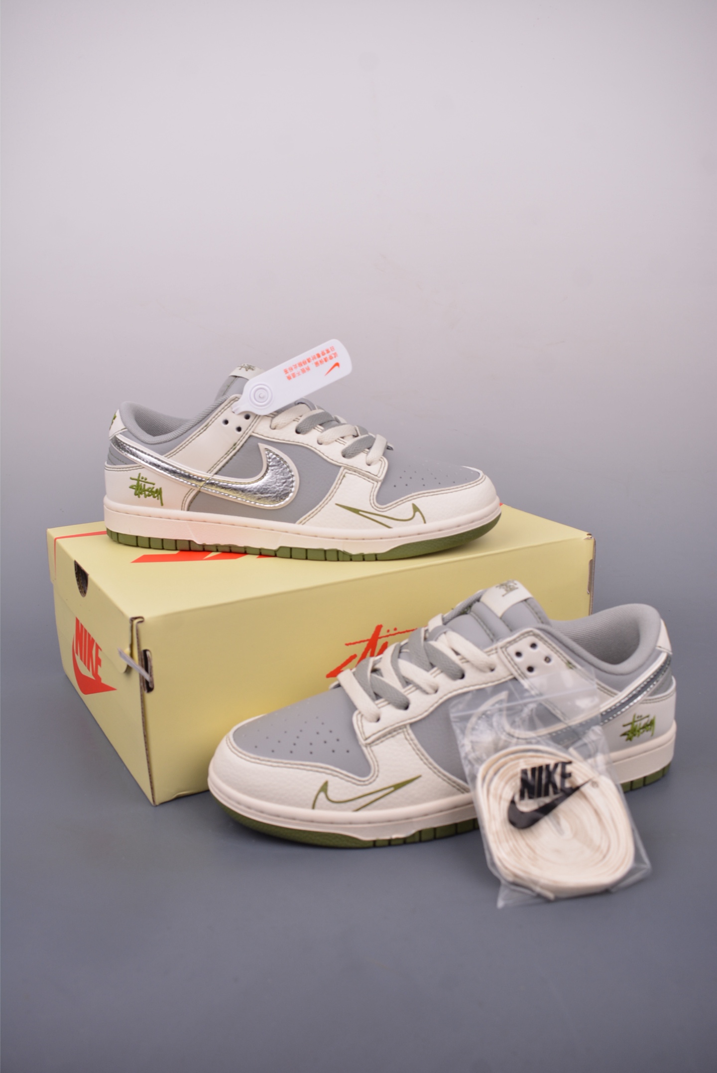260 Nike SB Dunk Low 斯图西联名 解构抽绳鞋带 XF8698-086