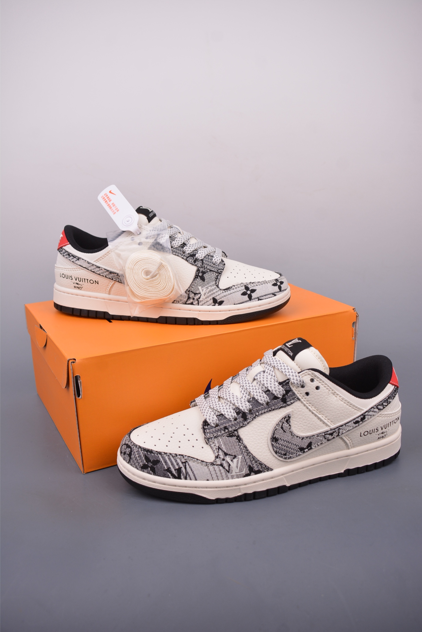 260 Nike SB Dunk Low LV联名 解构抽绳鞋带 JY6988-110