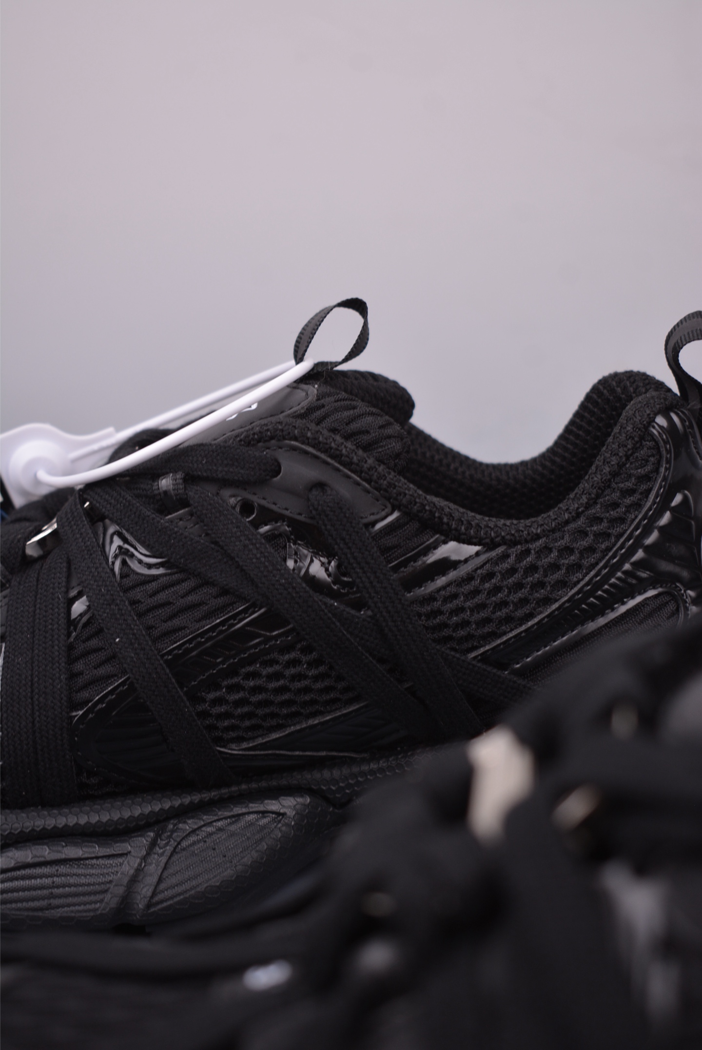 Balenciaga 3XL Black Lace-Up Sneakers with Distressed Details - Unisex 8 i1746917953127 8530 0 7