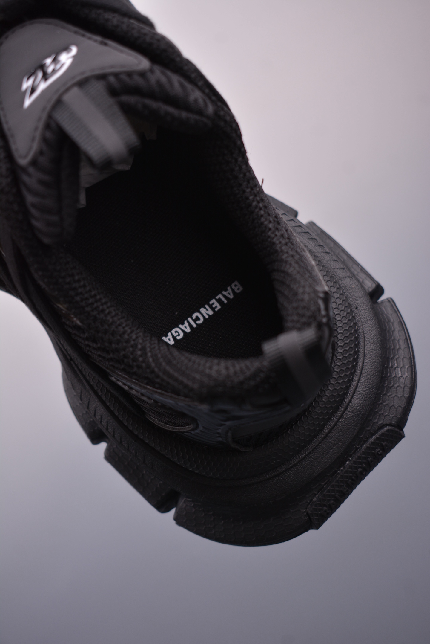 Balenciaga 3XL Black Lace-Up Sneakers with Distressed Details - Unisex 9 i1746917954319 6329 0 8