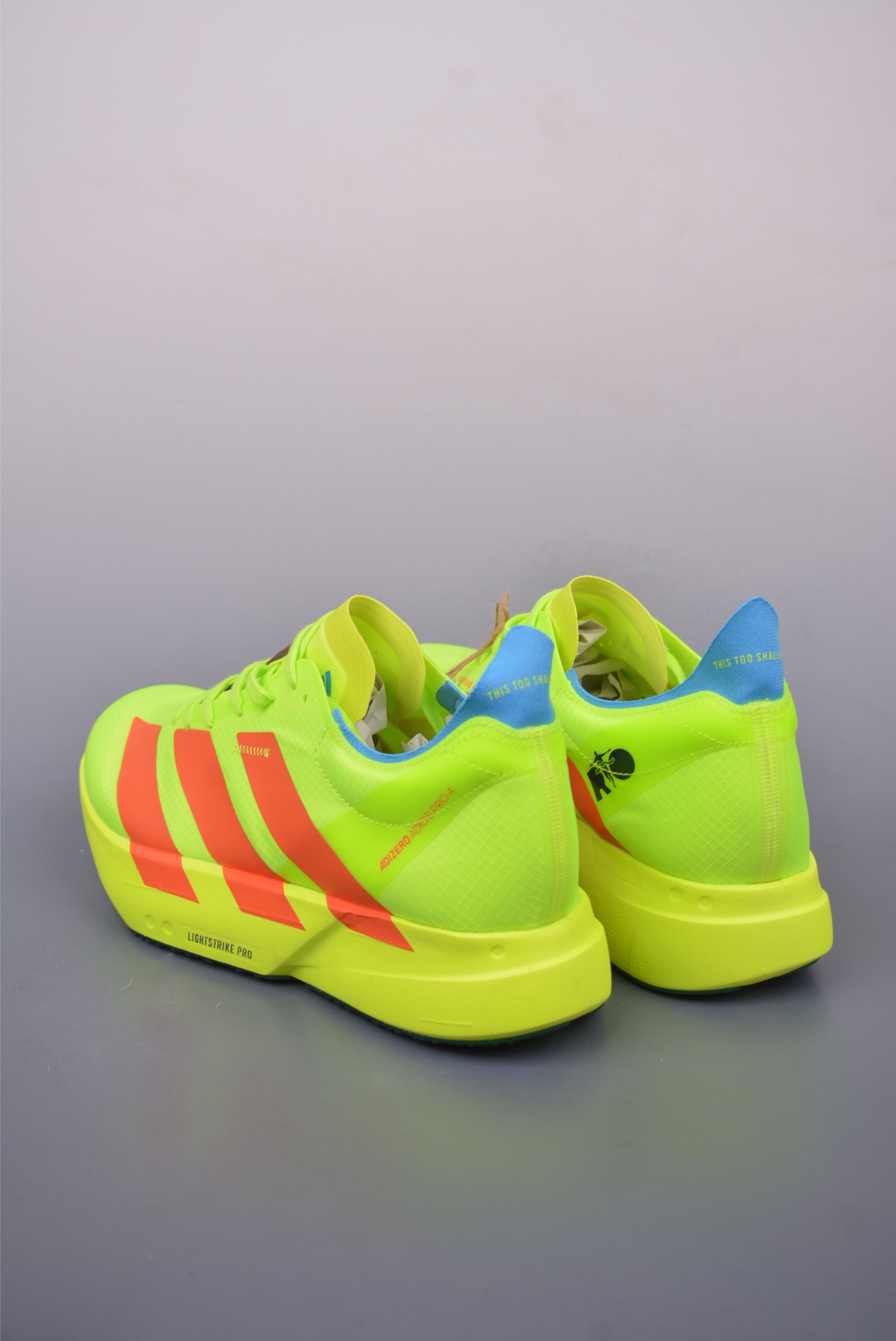 190 Adidas Adizero Pro Evo 4 M 全掌碳板 阿迪超轻透气缓震跑鞋 JQ1571