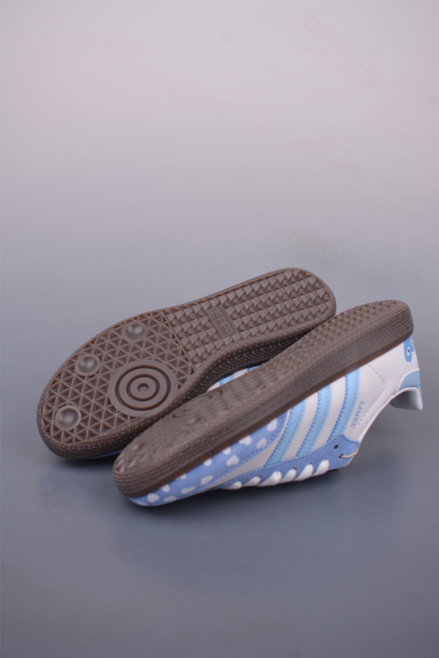 Adidas Samba OG Casual Sneakers - White/Blue, Heart Pattern, Perfect Fit 3 i1746991969010 9758 0 2