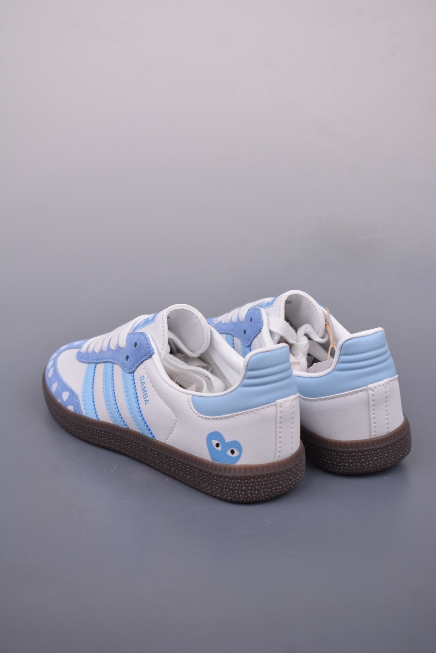 Adidas Samba OG Casual Sneakers - White/Blue, Heart Pattern, Perfect Fit 2 i1746991975188 855 0 1