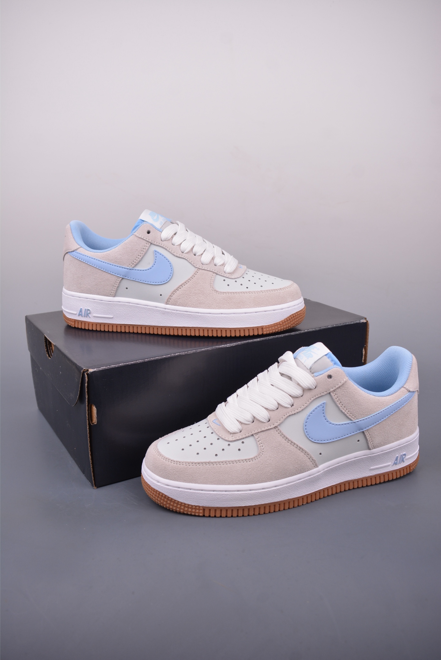 Nike Air Force 1 Low Grey Blue, Premium Materials & Honeycomb Cushioning 5 i1746993181362 1516 0 4