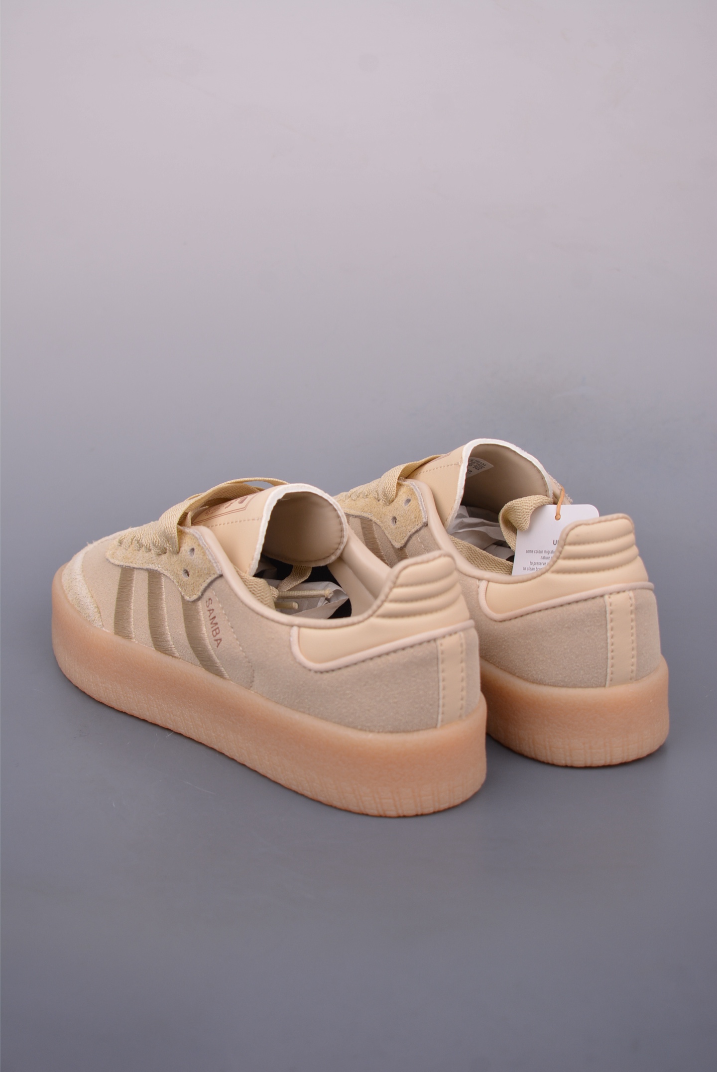 Adidas Samba Valentine's Day Cream White Casual Thick Sole Sneakers 2 i1746993637114 157 0 1