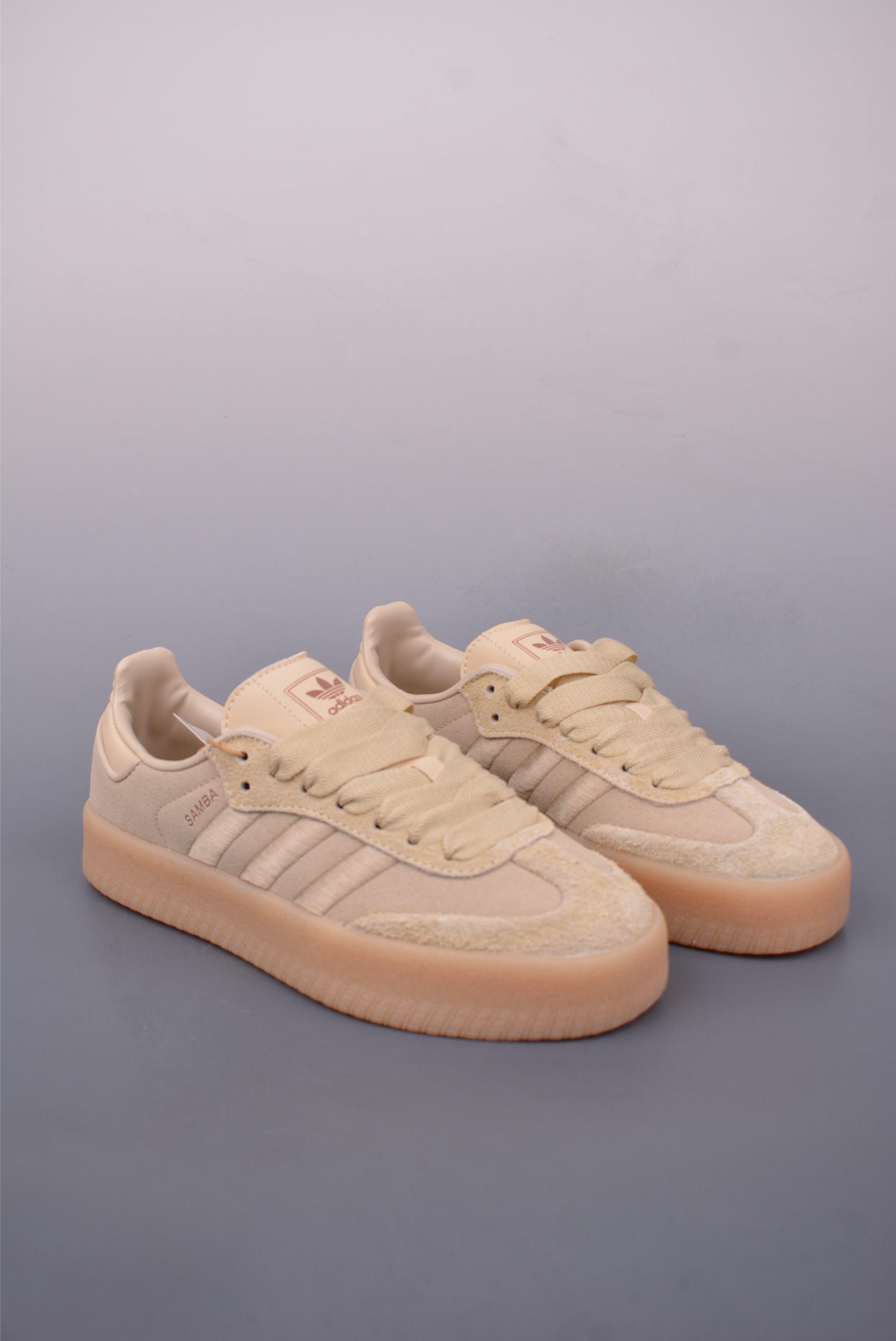 Adidas Samba Valentine's Day Cream White Casual Thick Sole Sneakers 1 i1746993637123 1557 0 0
