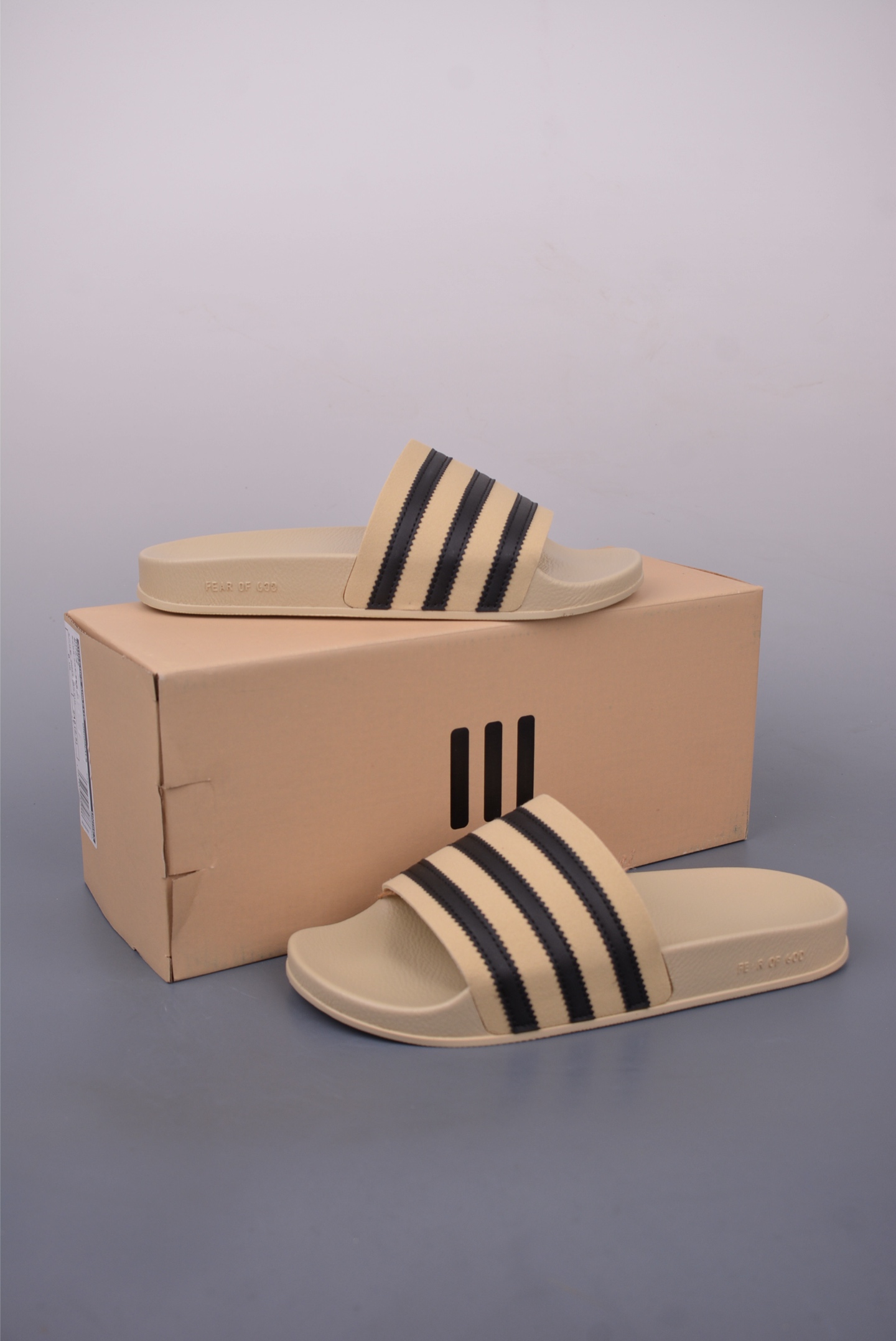 Fear of God x Adidas Adilette Slides Striped Comfort Sandals IH22703324 3 i1746993677361 7367 0 1