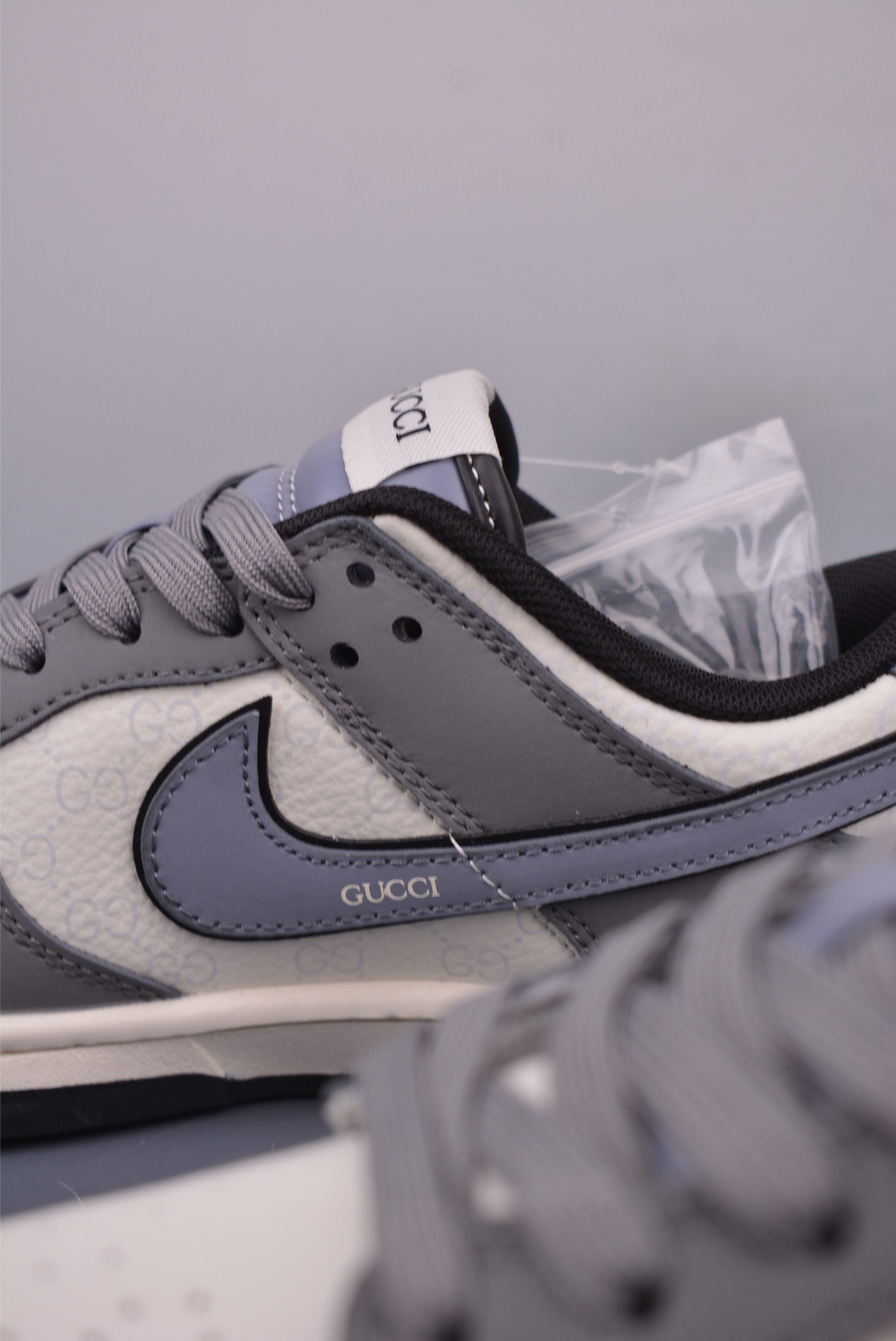 Nike SB Dunk Low Gucci Collab Premium Leather Sneakers - FX1588 8 i1746994257266 818 0 7
