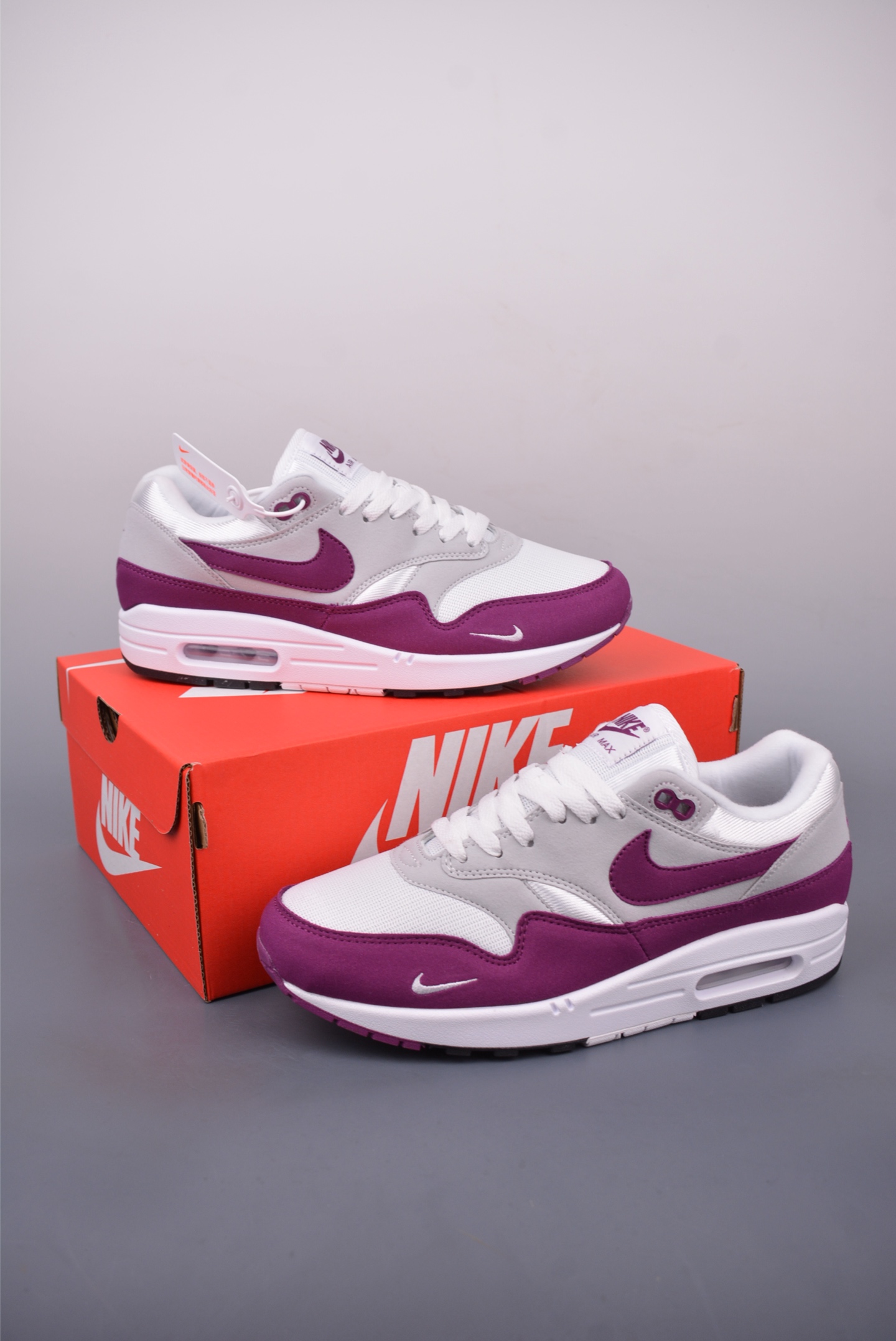Nike Air Max 1 Retro Running Shoes - Purple/White - HF1194 6 i1747048805410 2857 0 4