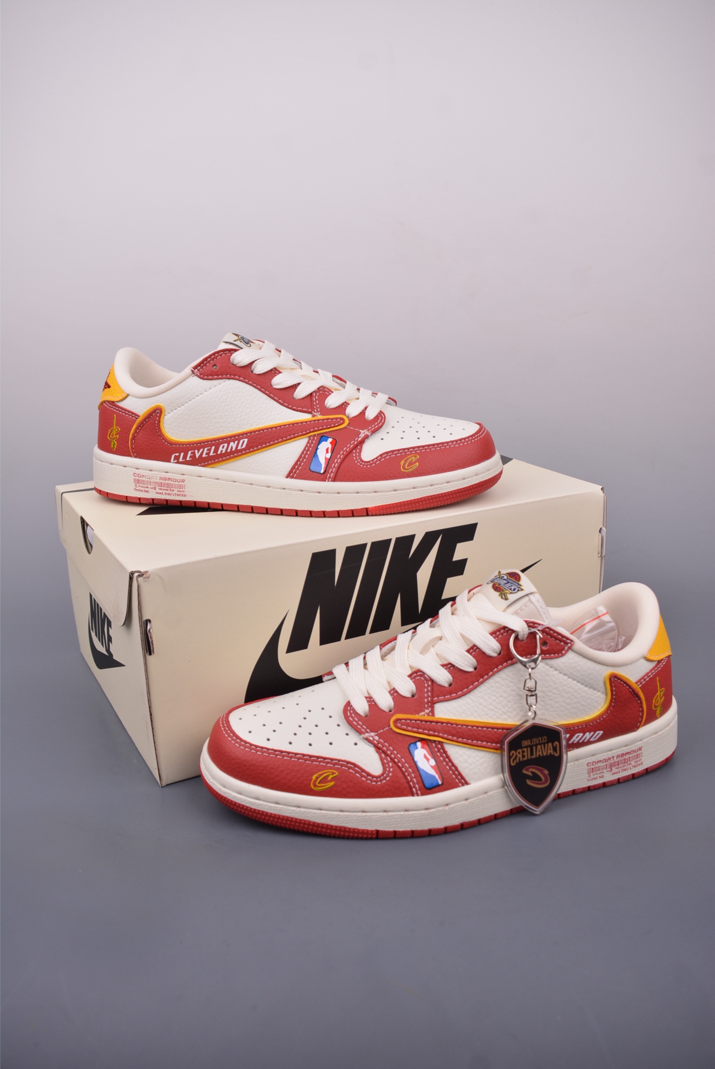 280 Fragment x Travis Scott x NBA Air Jordan 1 Low 三方联名倒钩 SC9207-031