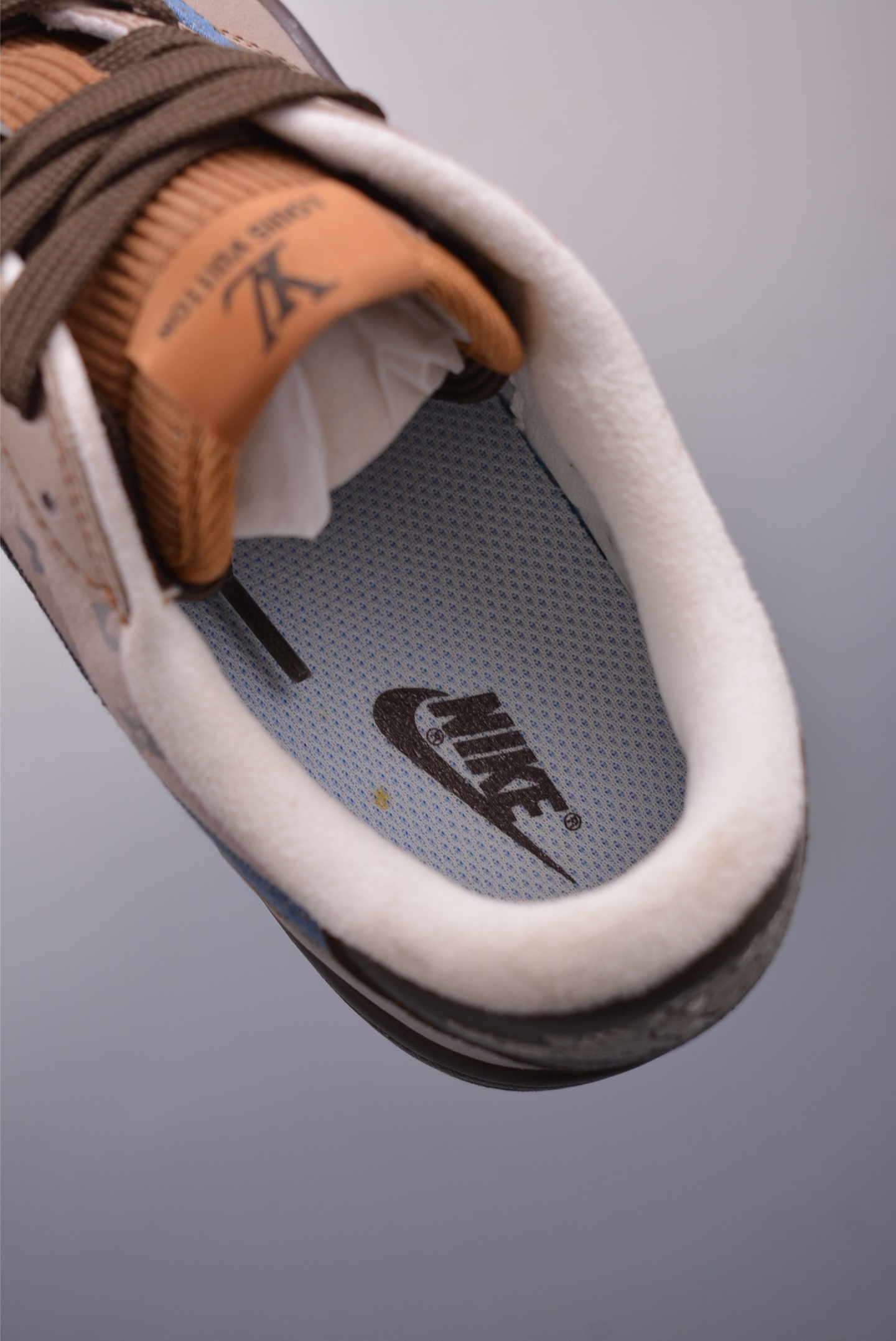 Fragment x Travis Scott x LV Air Jordan 1 Low 三方联名倒钩 CH6336-022