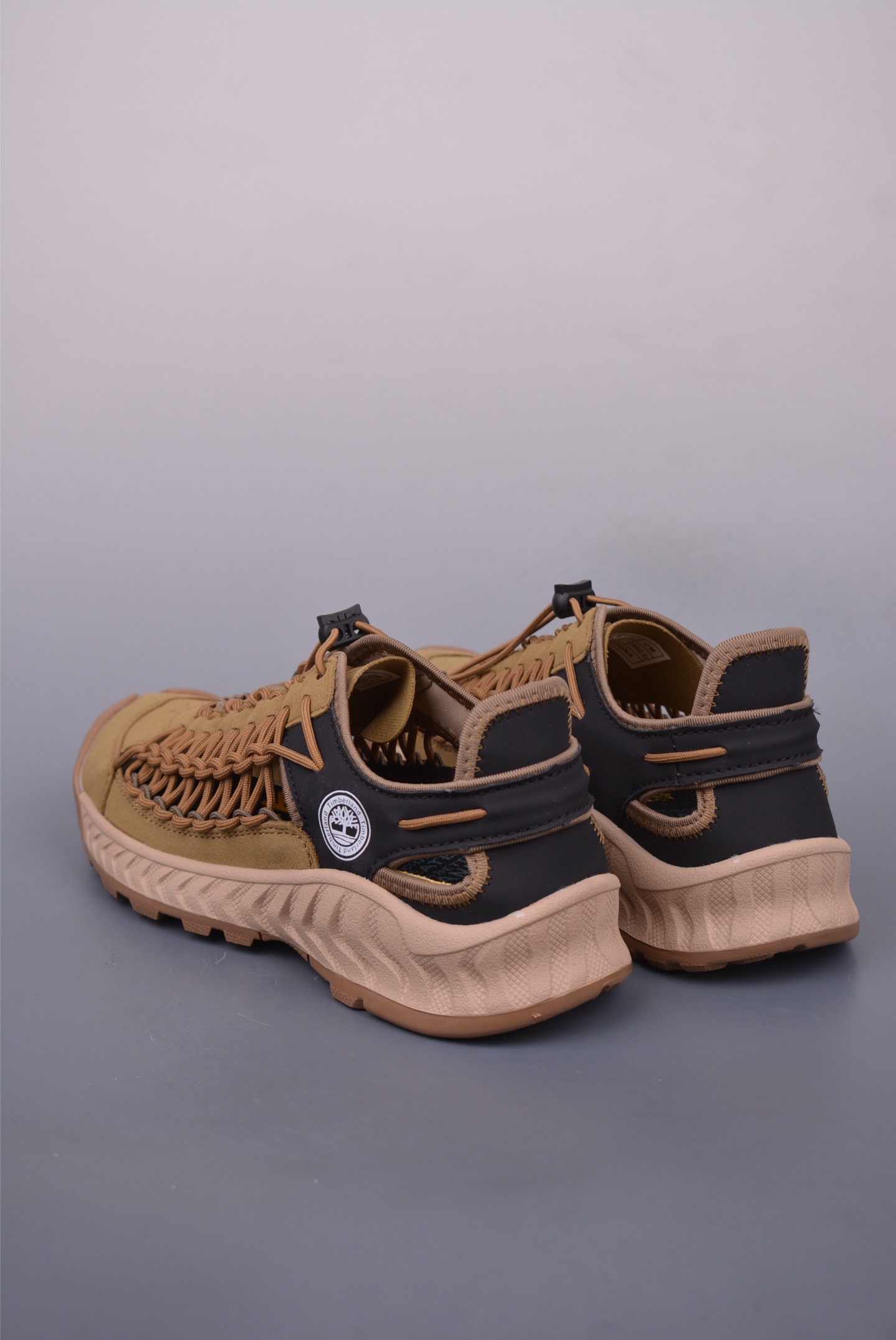 [Timberland Series] Flat outdoor sandals, knitted elastic stream-tracing and