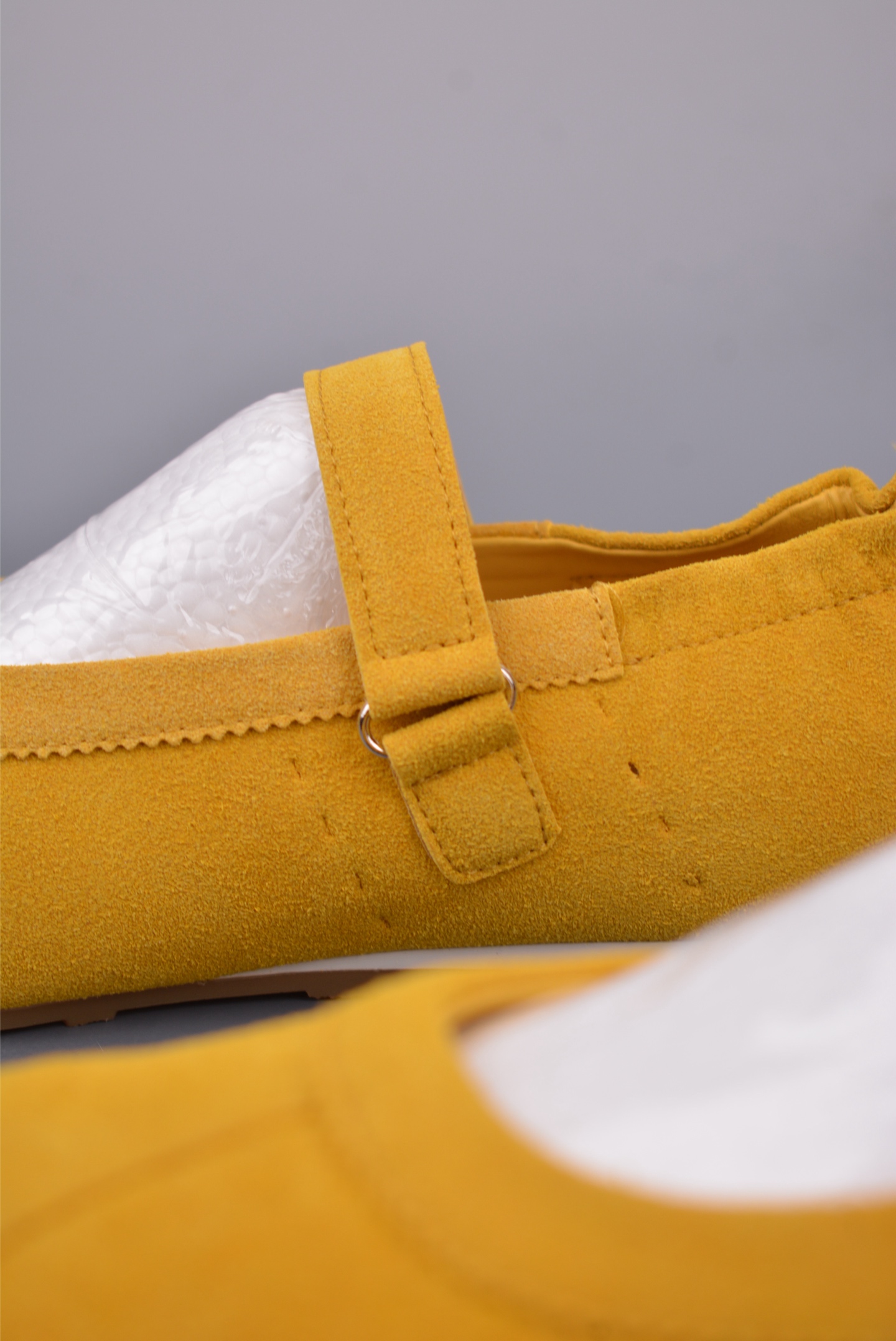 Miu Miu Mary Jane Flats - Mustard Suede Ankle Strap - Women's Size 35-40 9 i1747127357503 9596 0 7