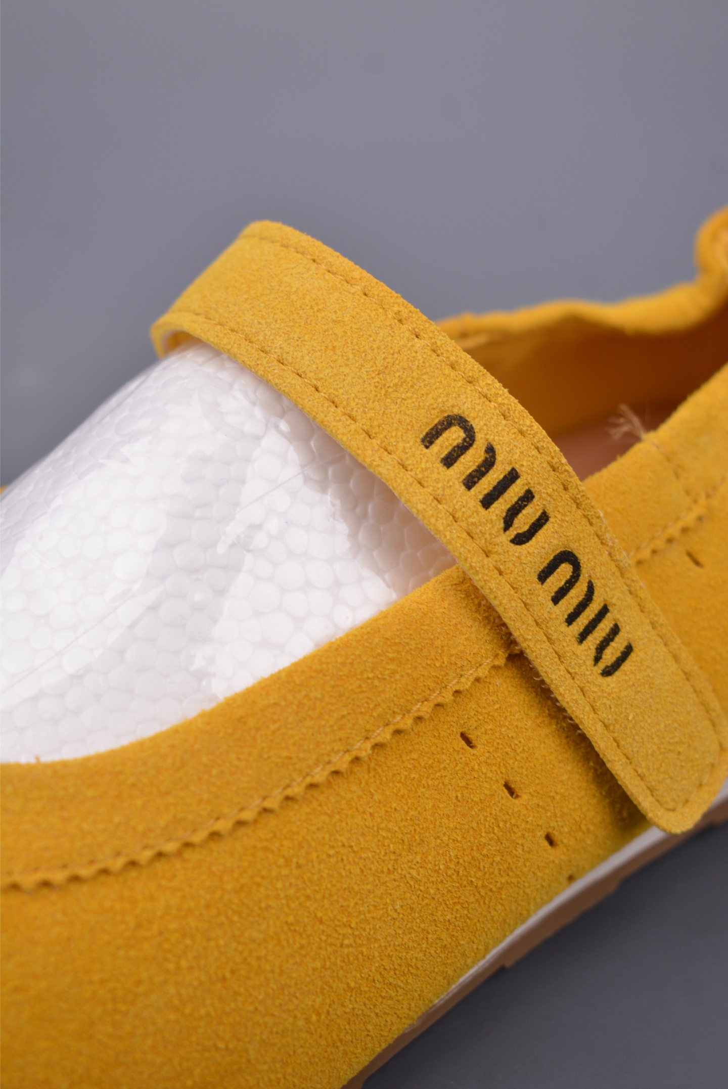 Miu Miu Mary Jane Flats - Mustard Suede Ankle Strap - Women's Size 35-40 8 i1747127358762 5259 0 6