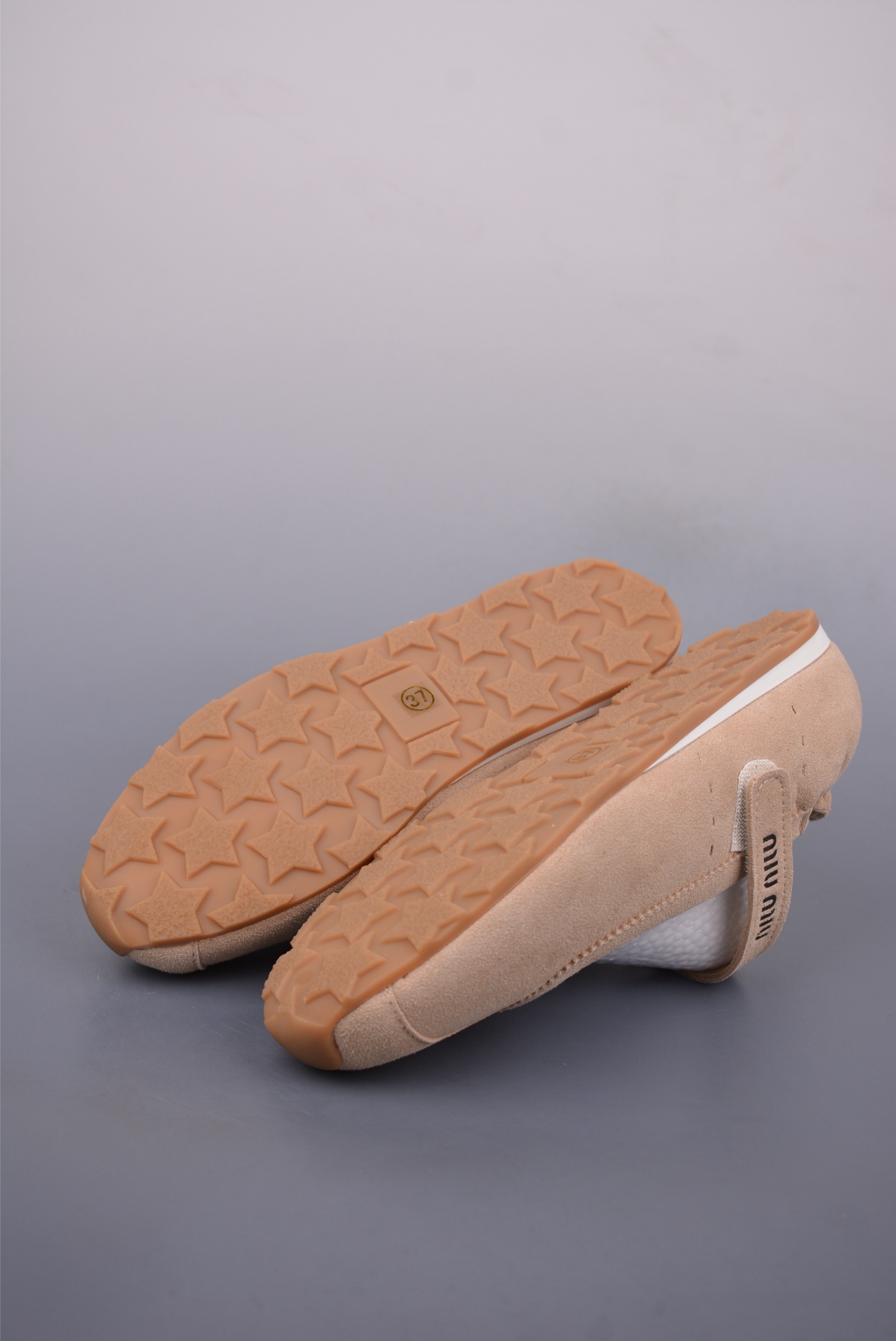 Miu Miu Women's Mary Jane Ballerina Flats Suede Beige Size 35-40 3 i1747127406999 8142 0 2