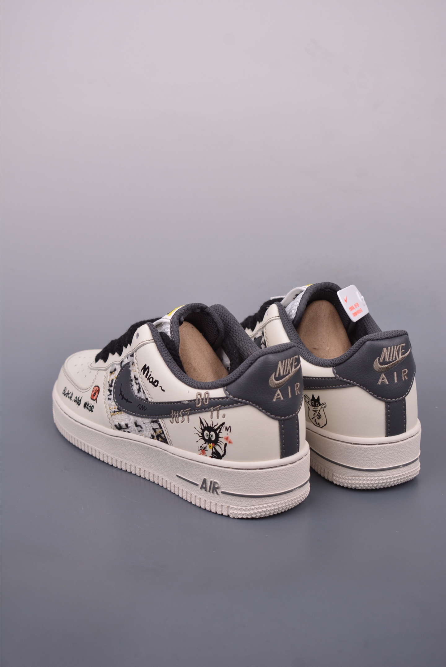 Nike Air Force 1 Low 'Black Cat' Custom Sneakers - Limited Edition 2 i1747127756219 1688 0 1