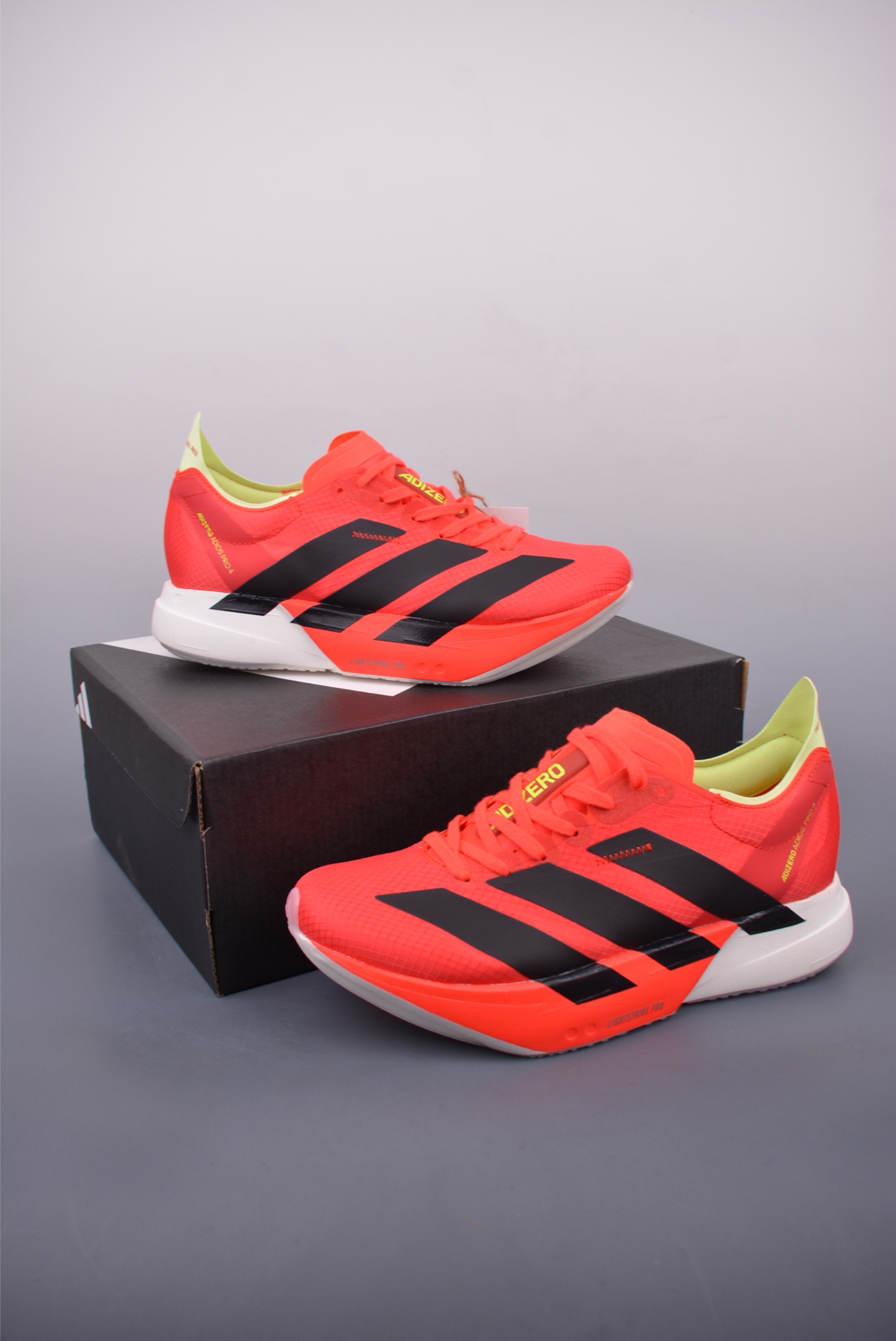 190 Adidas Adizero Pro Evo 4 M 全掌碳板 阿迪超轻透气缓震跑鞋 JR6358