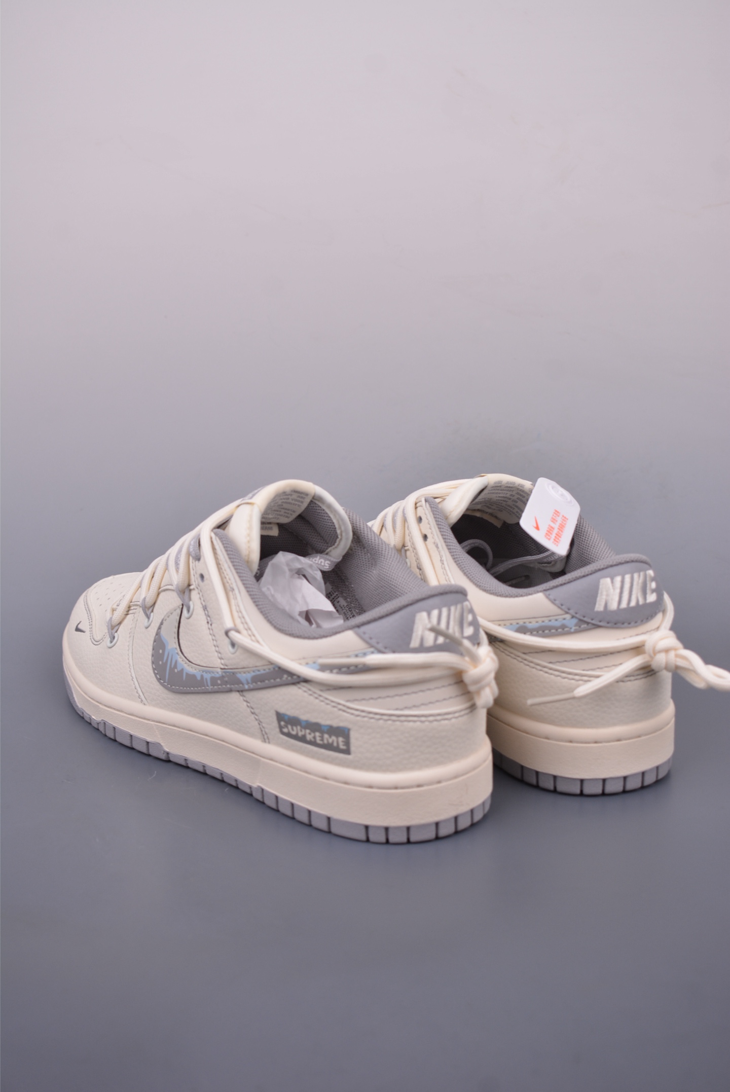 300 Nike SB Dunk Low SUPREME联名 解构抽绳鞋带 DM6868-086