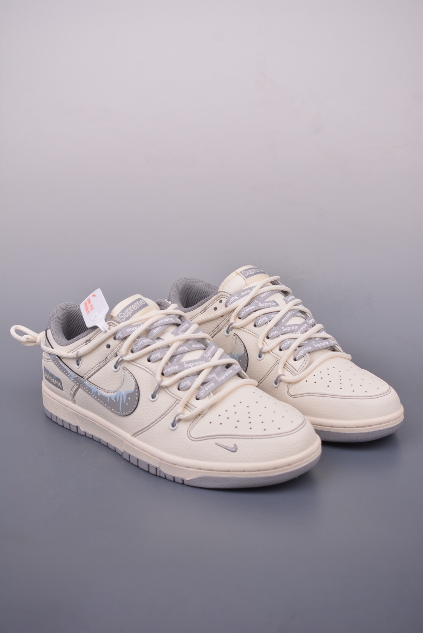 300 Nike SB Dunk Low SUPREME联名 解构抽绳鞋带 DM6868-086