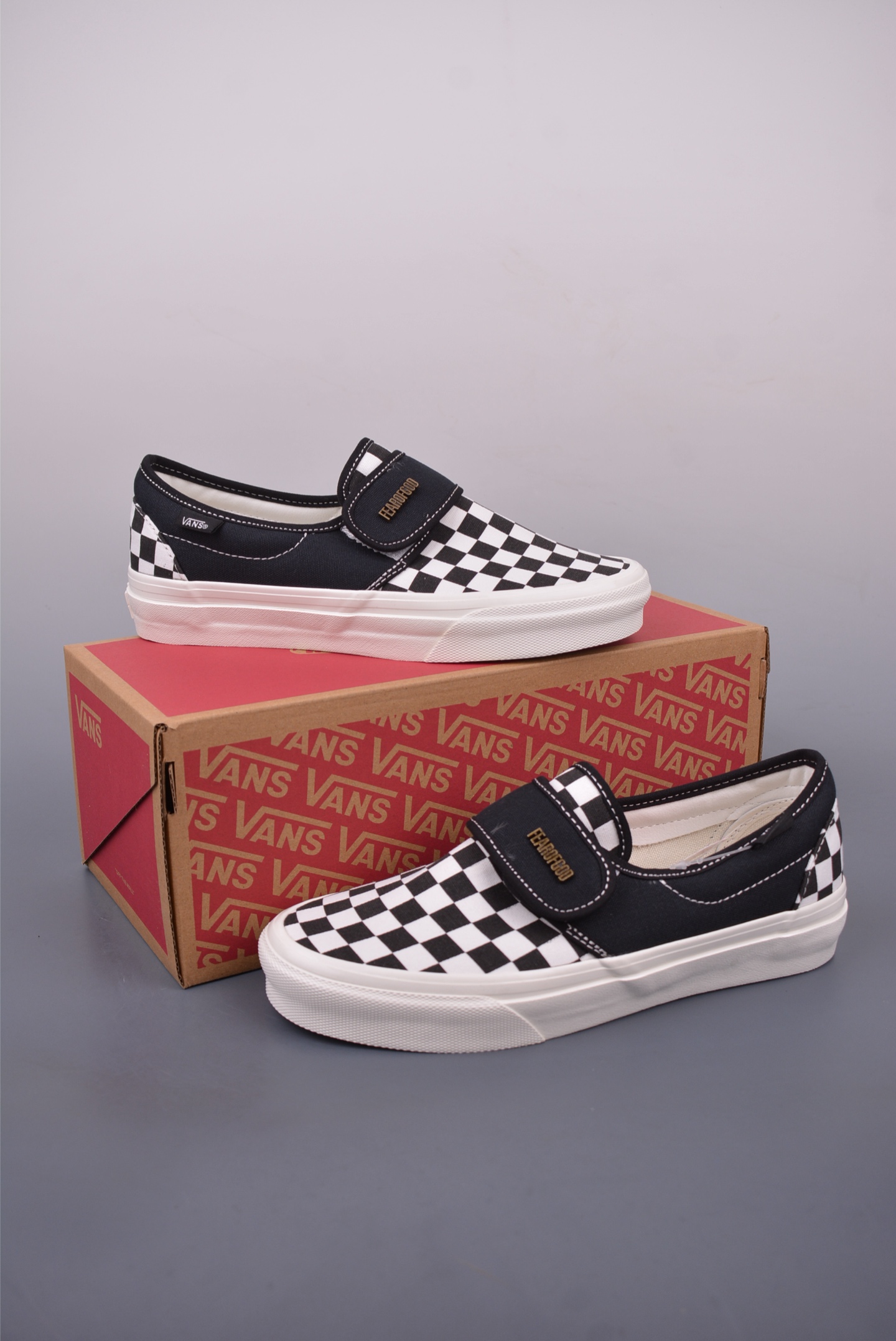 Fear of God x Vans Slip-On 47 V DX Black/White Checkered Shoes 5 i1747128769034 884 0 4