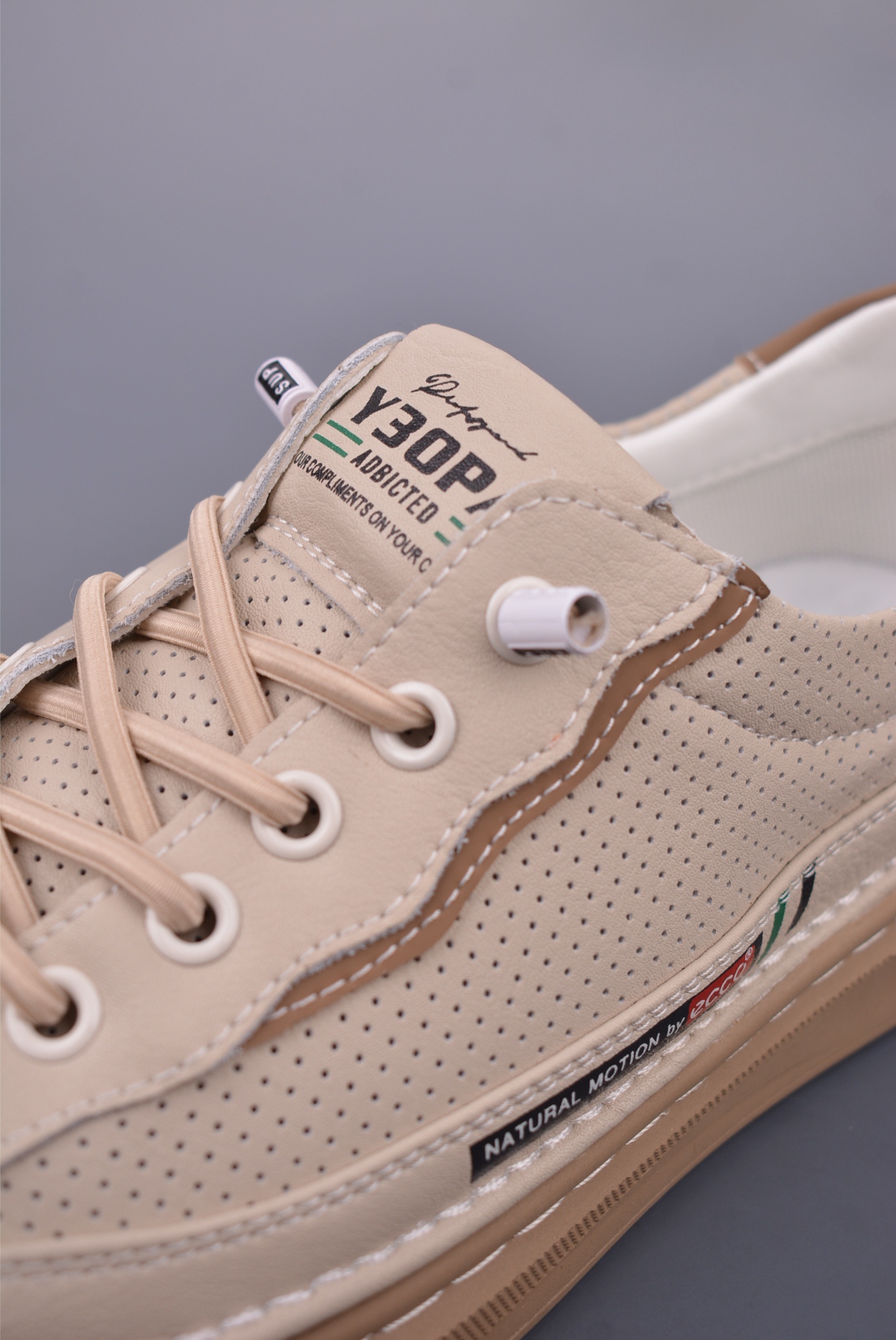 Ecco Men's 2025 Lightweight Leather Sneakers, Stylish Comfort and Durability 7 i1747221184798 4462 0 6