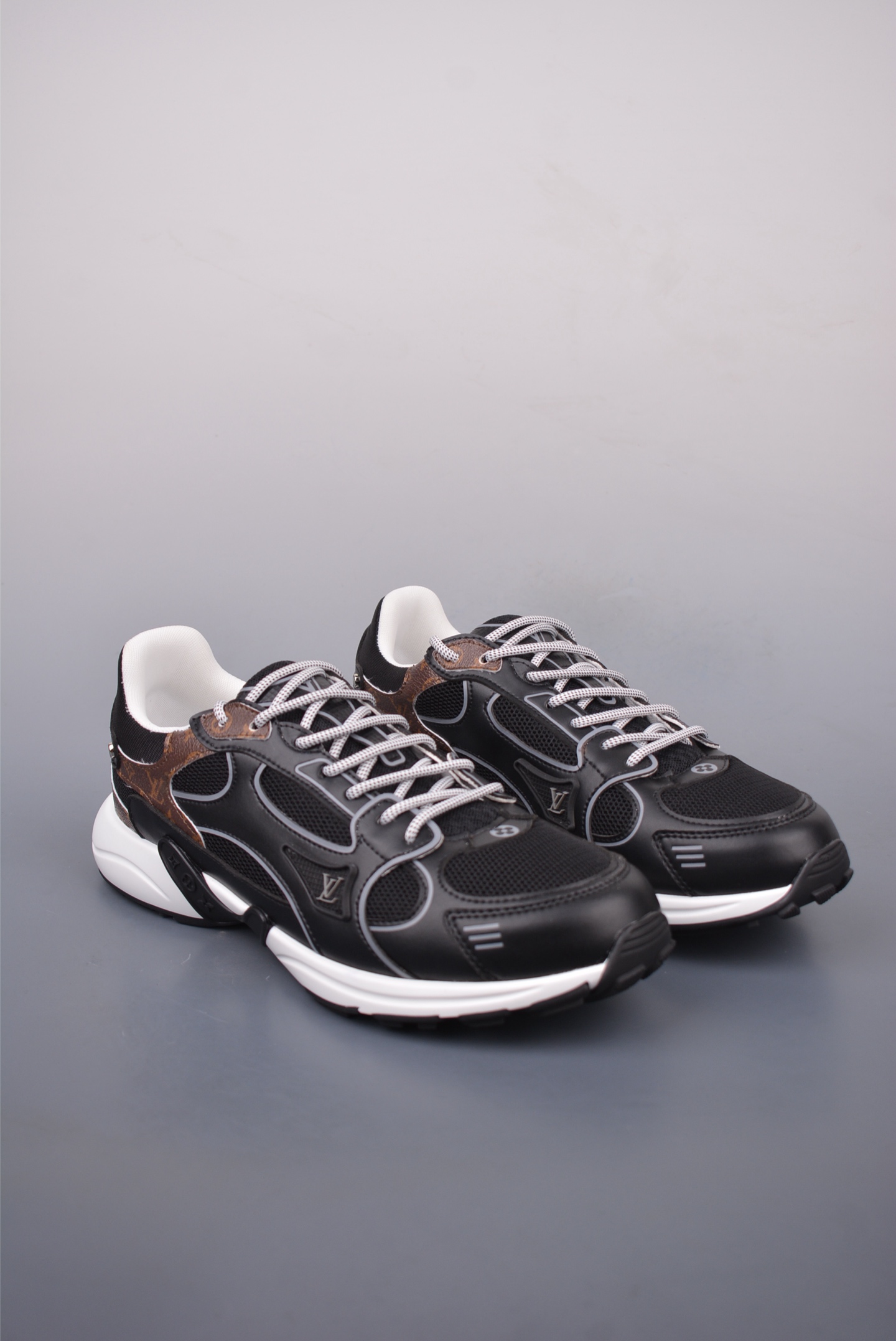 Louis Vuitton Trainer Sneaker: Leather Upper, Rubber Sole, Round Toe Design 1 i1747221441168 9297 0 0