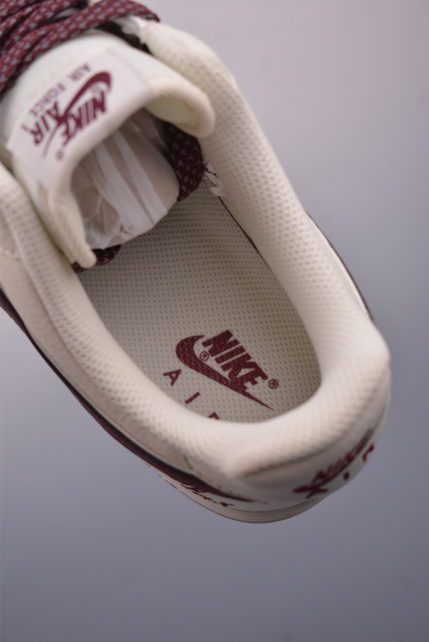 Nike Air Force 1 Low DR2024-105 - White/Burgundy - Authentic Retro Design 9 i1747226481640 6677 0 8