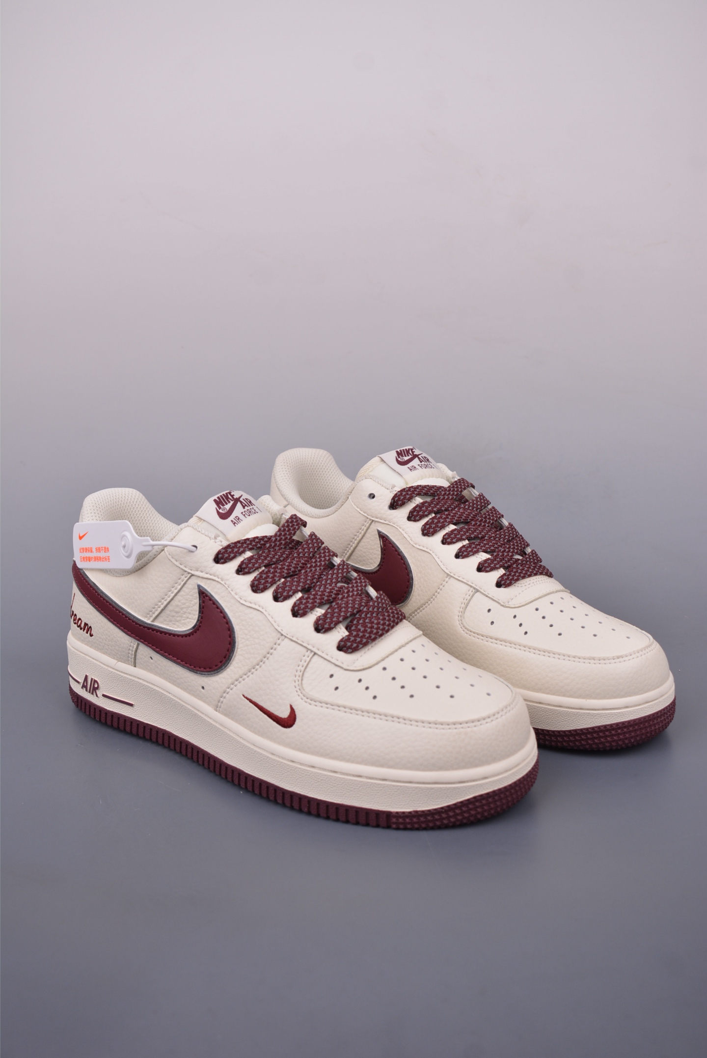 Nike Air Force 1 Low DR2024-105 - White/Burgundy - Authentic Retro Design 1 i1747226481660 8984 0 0