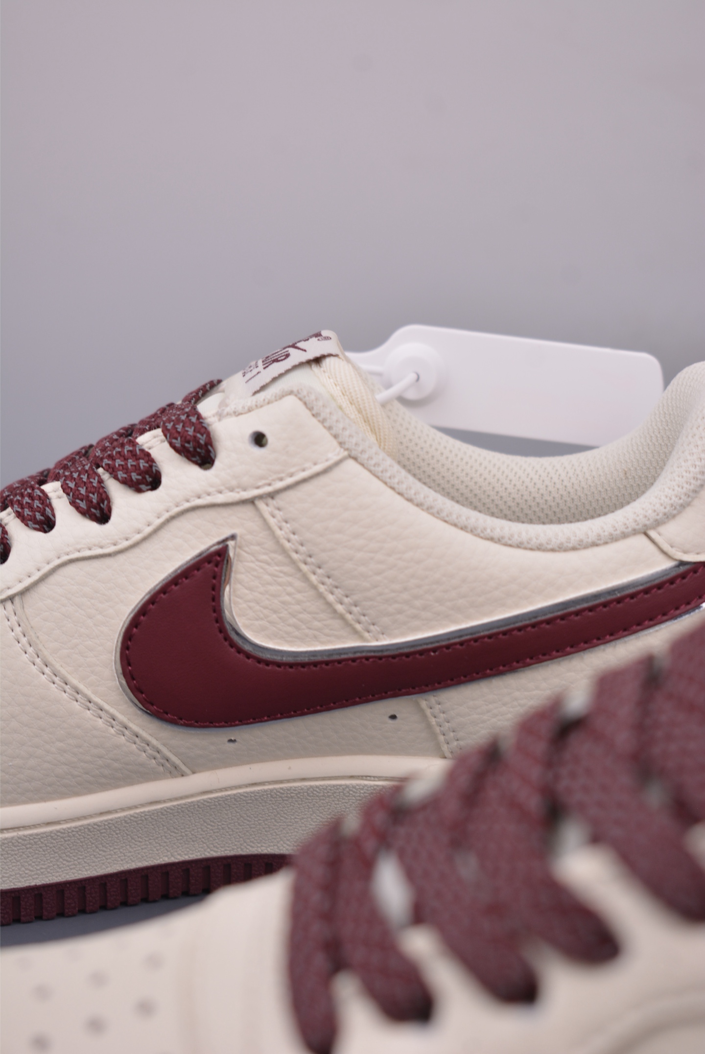 Nike Air Force 1 Low DR2024-105 - White/Burgundy - Authentic Retro Design 8 i1747226494642 1870 0 7
