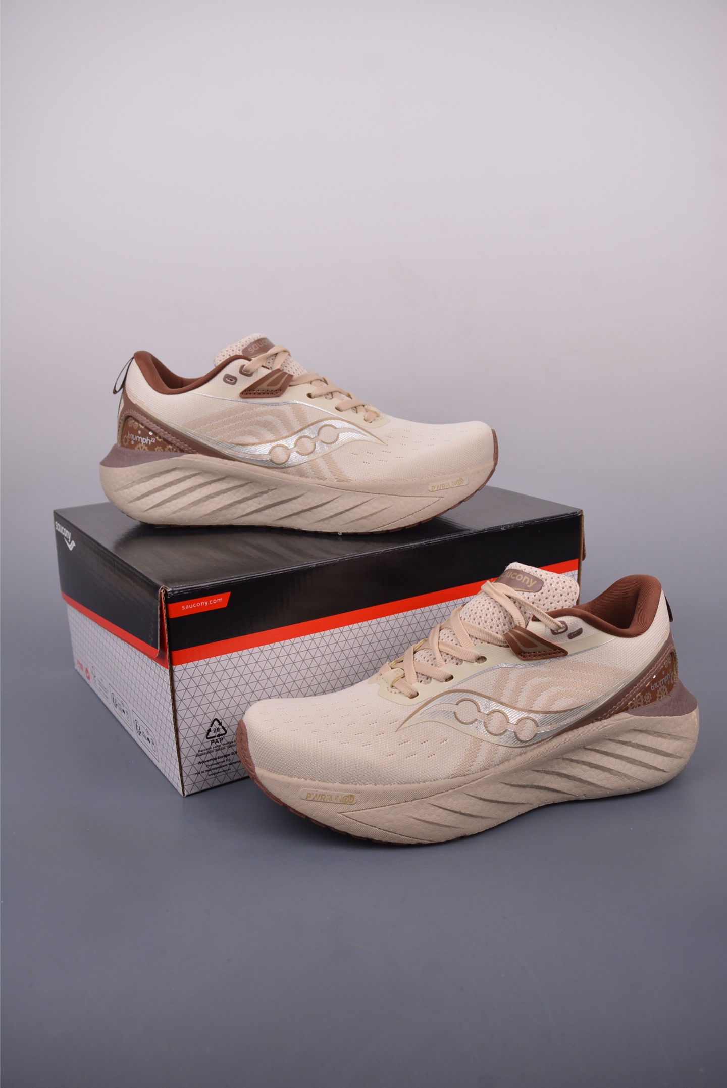 Saucony Triumph 22 Running Shoes - Beige, Cushioned, and High-Performance 6 i1747248258764 1491 0 4